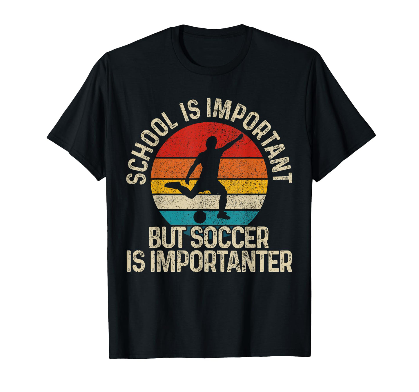 Football School Is Important But T-Shirt - Unique Graphic for Adults - T-Shirt, Sweatshirt, Hoodie