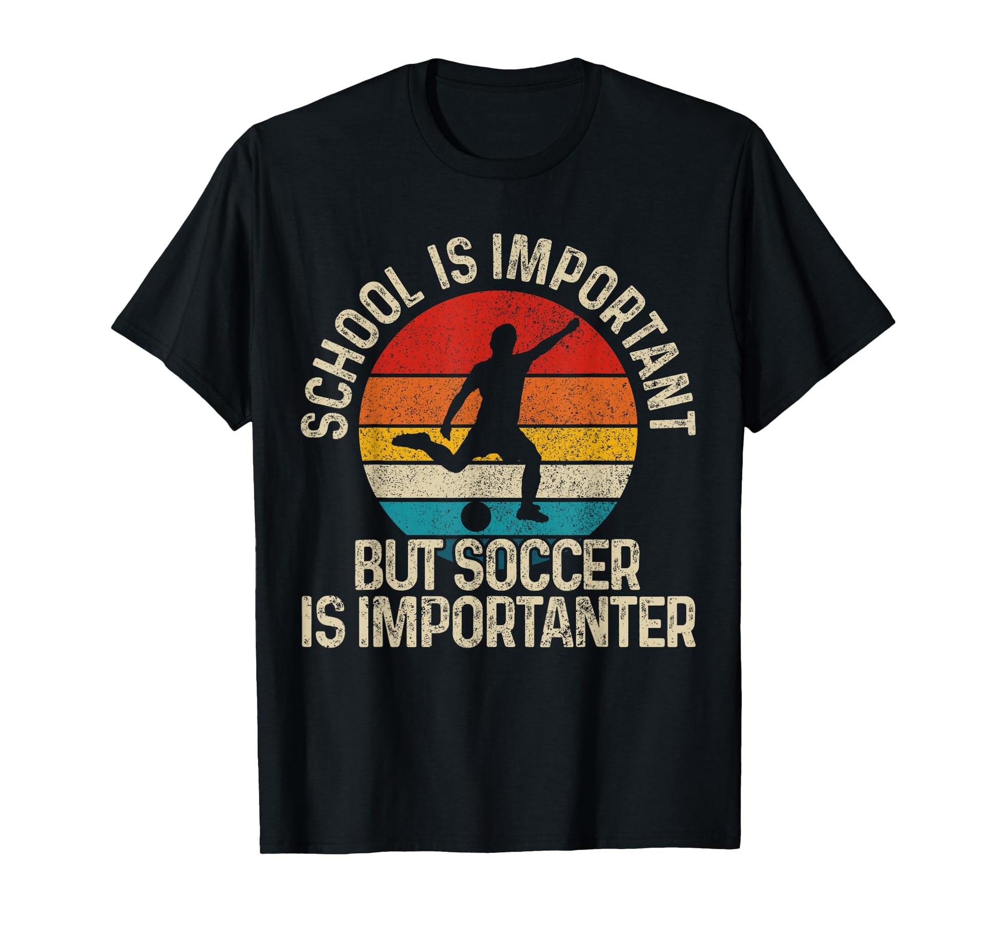 Football School Is Important But T-Shirt - Unique Graphic for Adults - T-Shirt, Sweatshirt, Hoodie