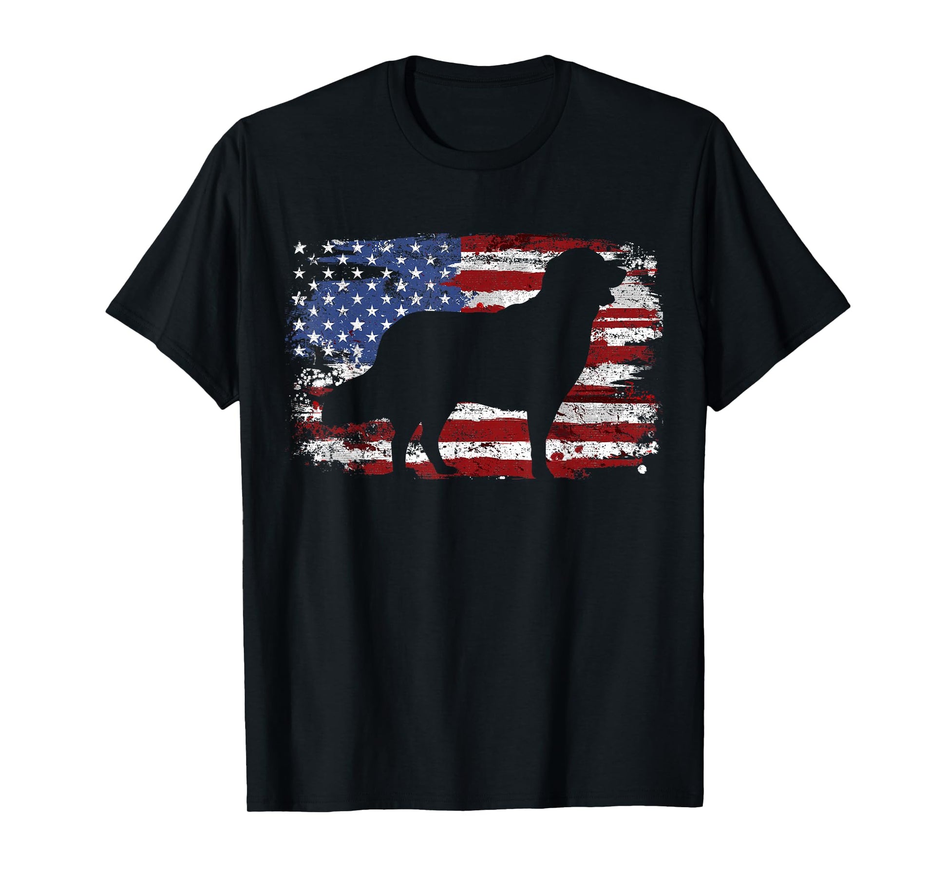 Golden Retriever Usa Flag T-Shirt - Casual Everyday Wear Men Women - T-Shirt, Sweatshirt, Hoodie