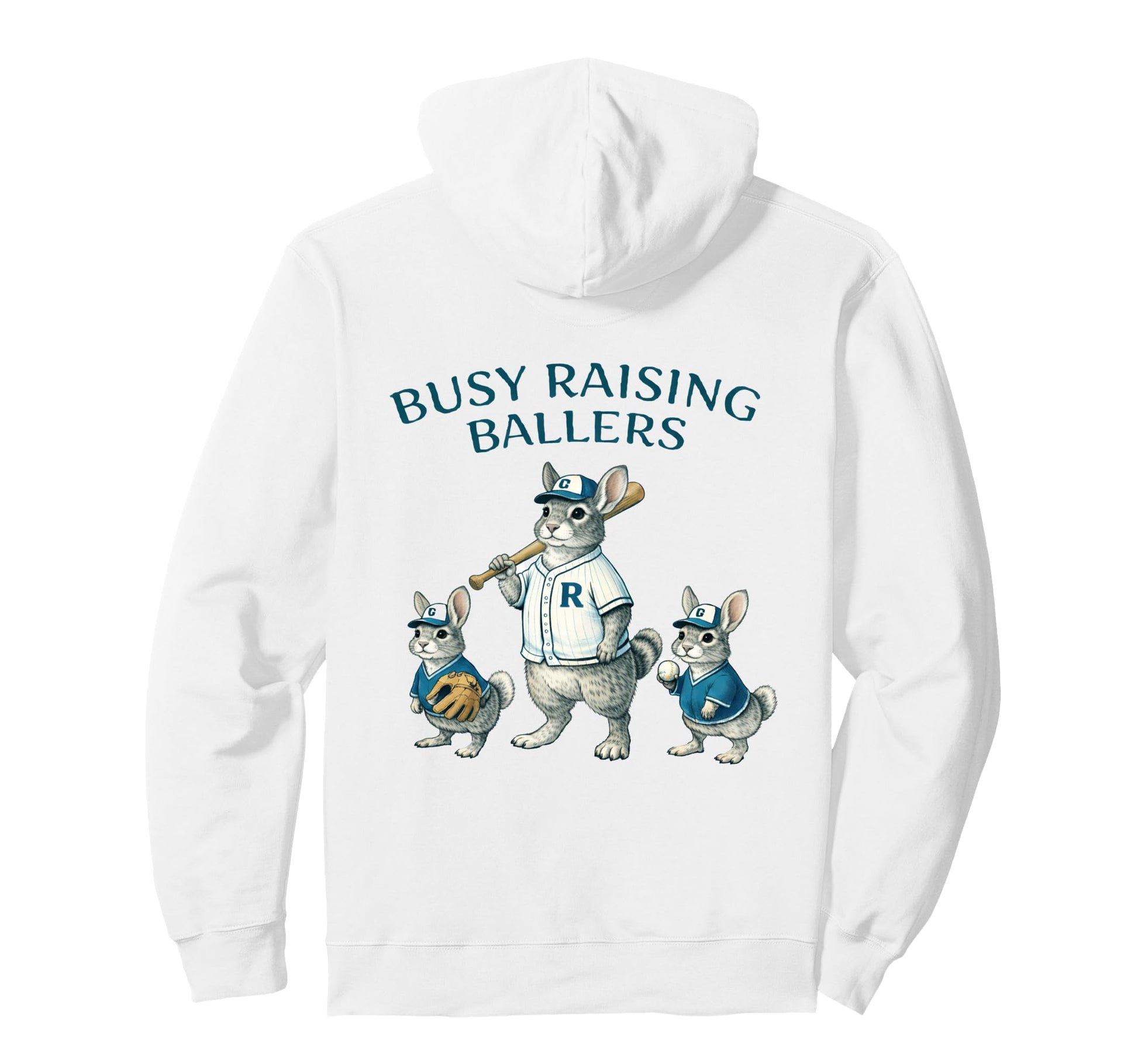Busy Raising Baller Baseball Softball Mom Hoodie - Streetwear Style Unisex - T-Shirt, Sweatshirt, Hoodie