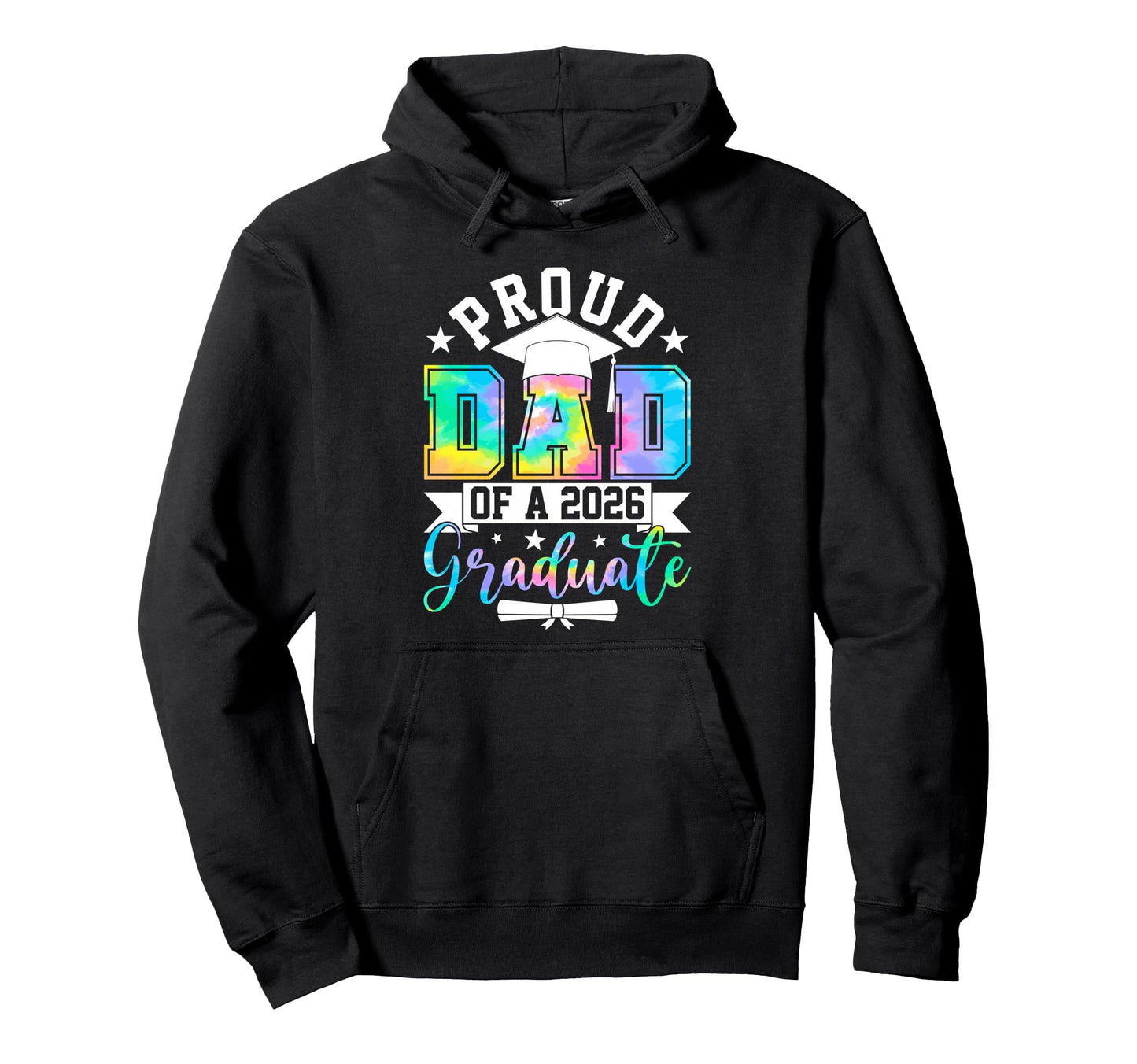 Proud Dad 2026 Graduate Senior 2026 Hoodie - Trendy Graphic Unisex - T-Shirt, Sweatshirt, Hoodie