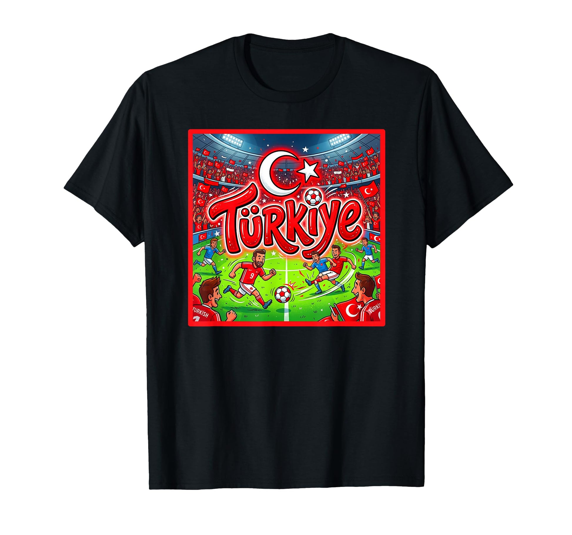 Turkiye Soccer Fan T-Shirt - Aesthetic Graphic Men Women - T-Shirt, Sweatshirt, Hoodie