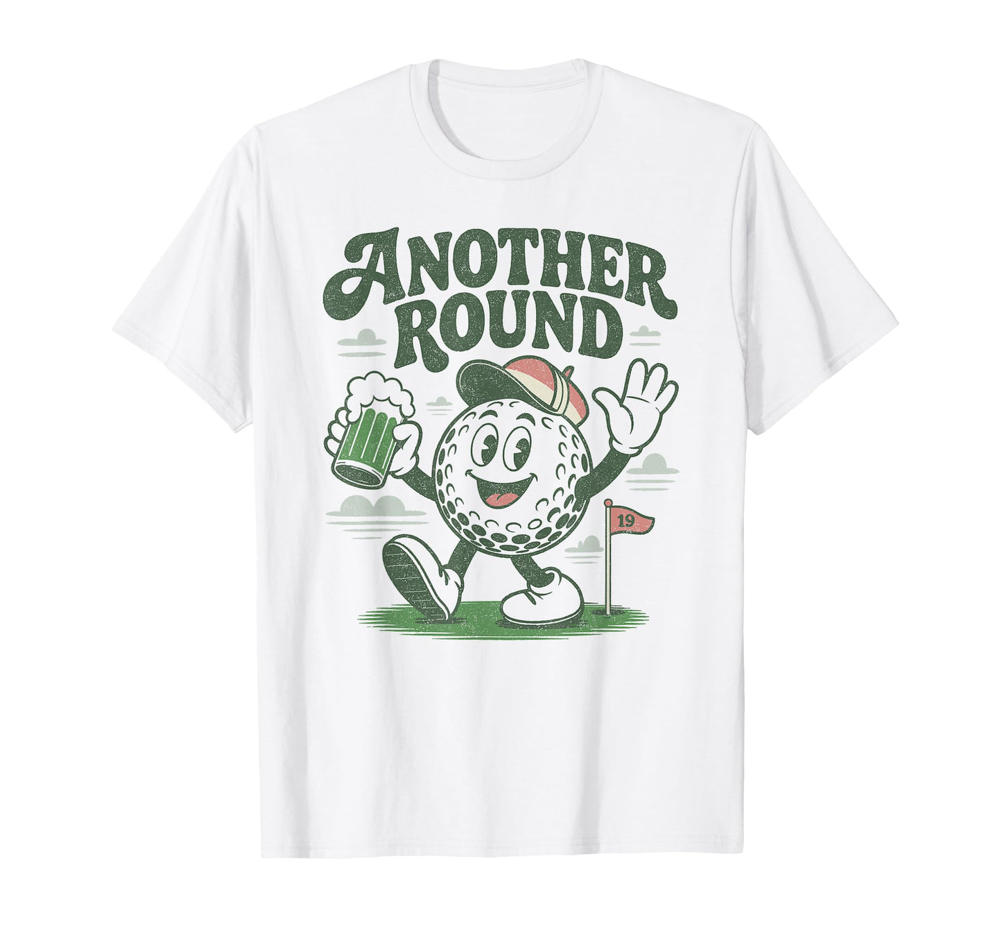 Another Round Funny Golf Drinking T-Shirt - Trendy Graphic for Adults - T-Shirt, Sweatshirt, Hoodie