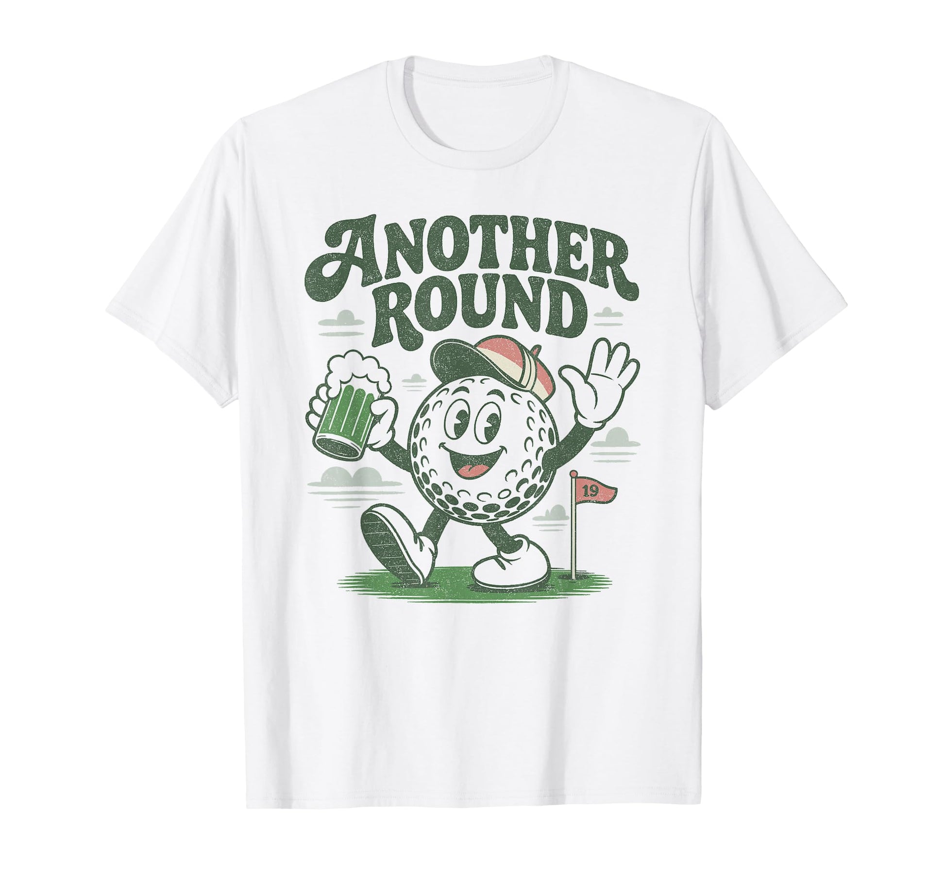 Another Round Funny Golf Drinking T-Shirt - Trendy Graphic for Adults - T-Shirt, Sweatshirt, Hoodie