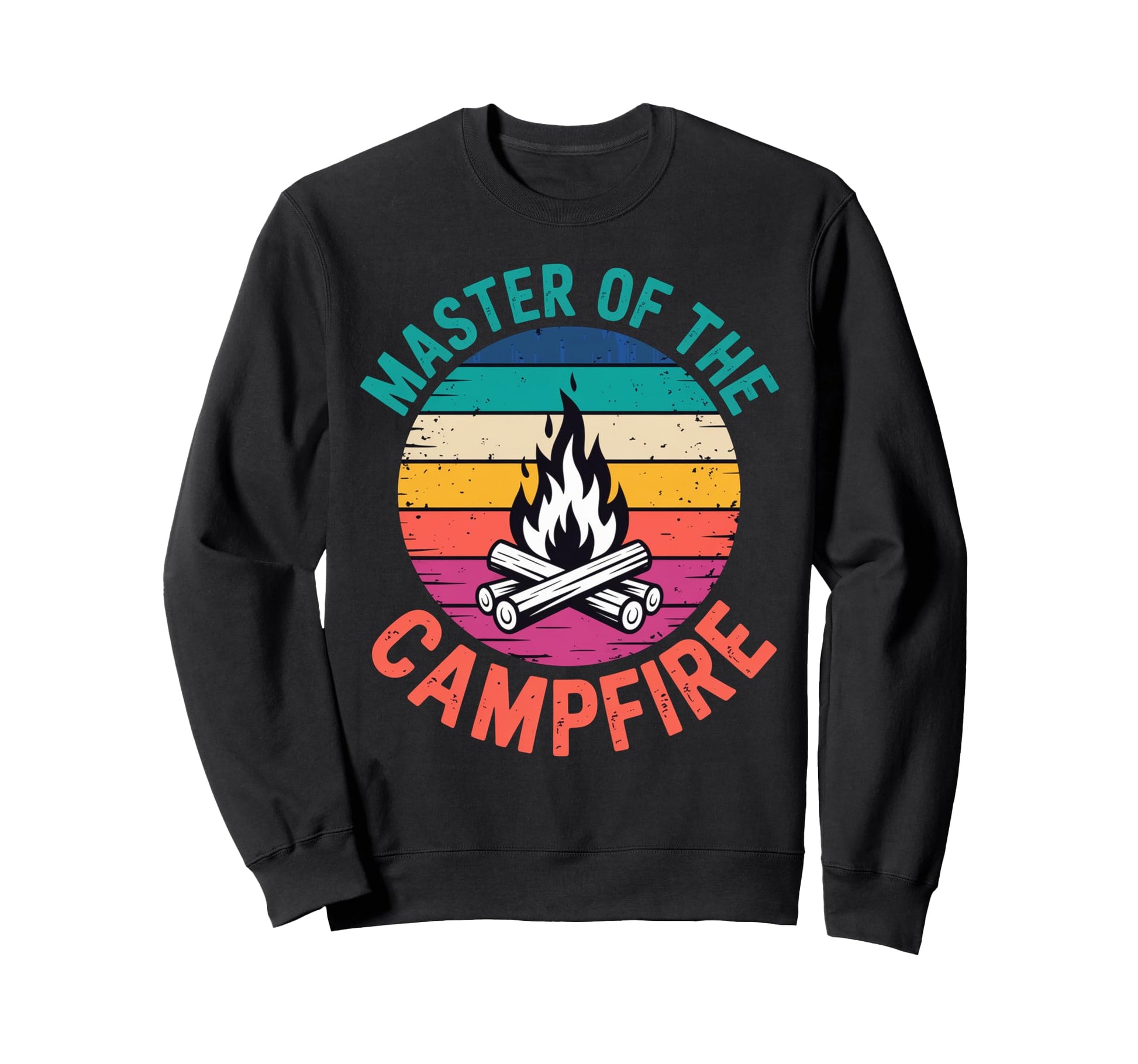 Master Campfire Dad Camping Gifts Sweatshirt - Casual Everyday Wear Unisex - T-Shirt, Sweatshirt, Hoodie