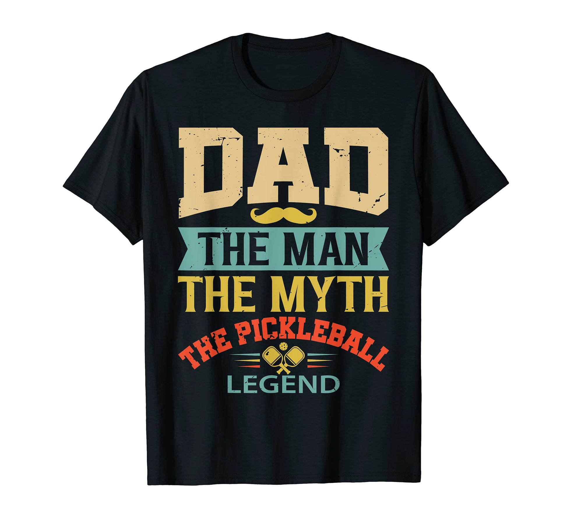 Pickleball Dad Myth Pickleball Legend T-Shirt - Novelty Apparel for Adults - T-Shirt, Sweatshirt, Hoodie