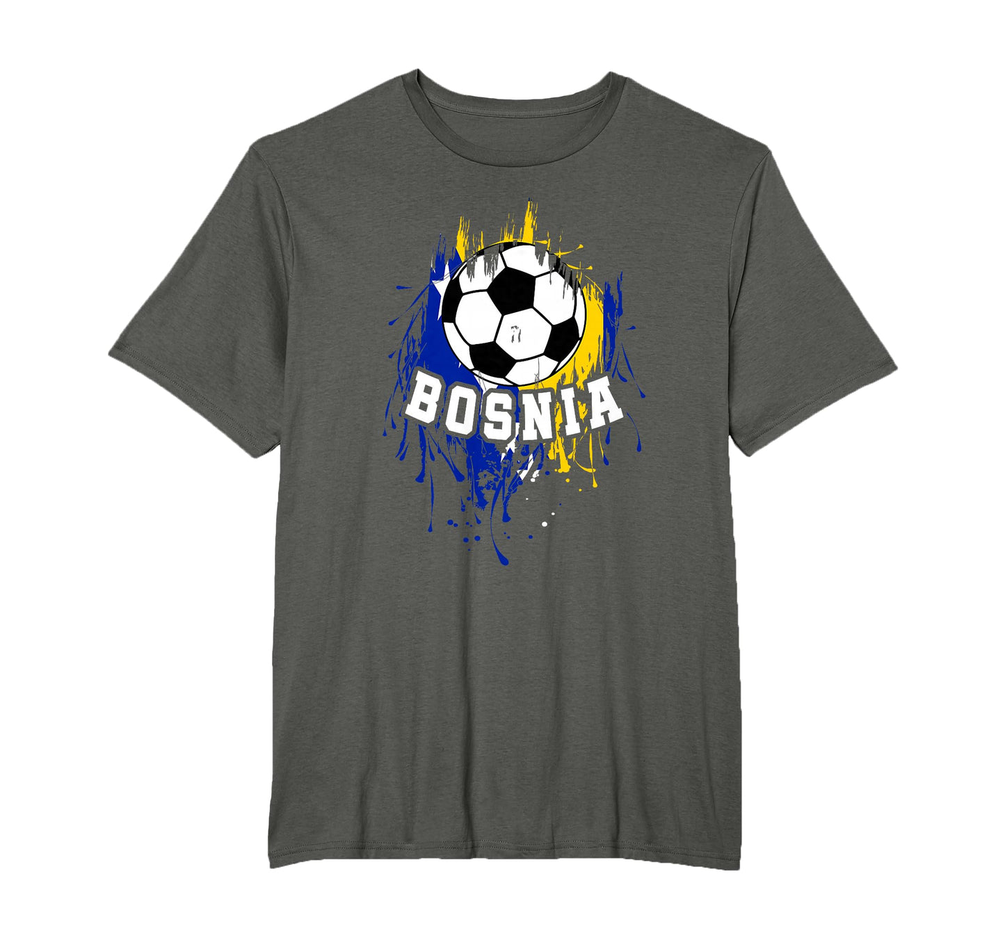Bosnia And Herzegovina Soccer T-Shirt - Streetwear Style for Adults - T-Shirt, Sweatshirt, Hoodie