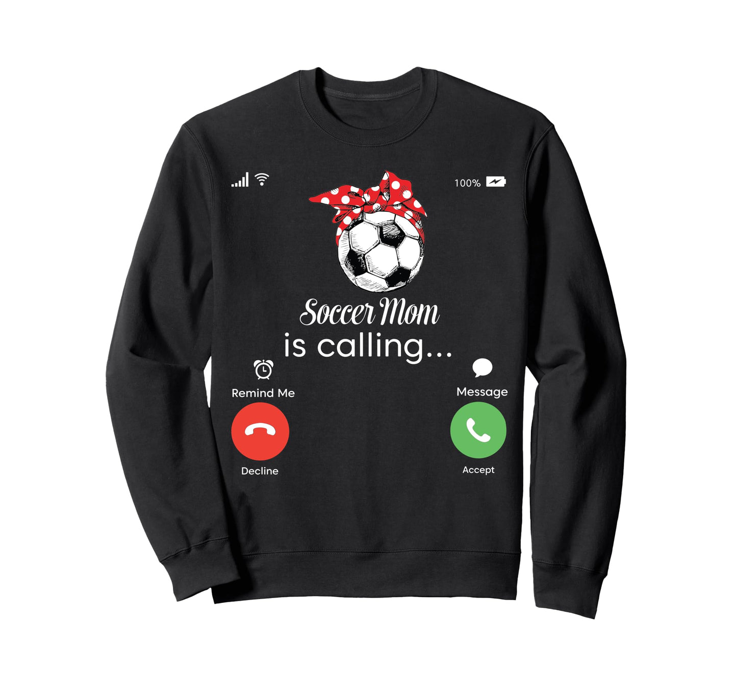 Womens My Soccer Mom Era Moms Soccer Sweatshirt - Graphic Print for Adults - T-Shirt, Sweatshirt, Hoodie