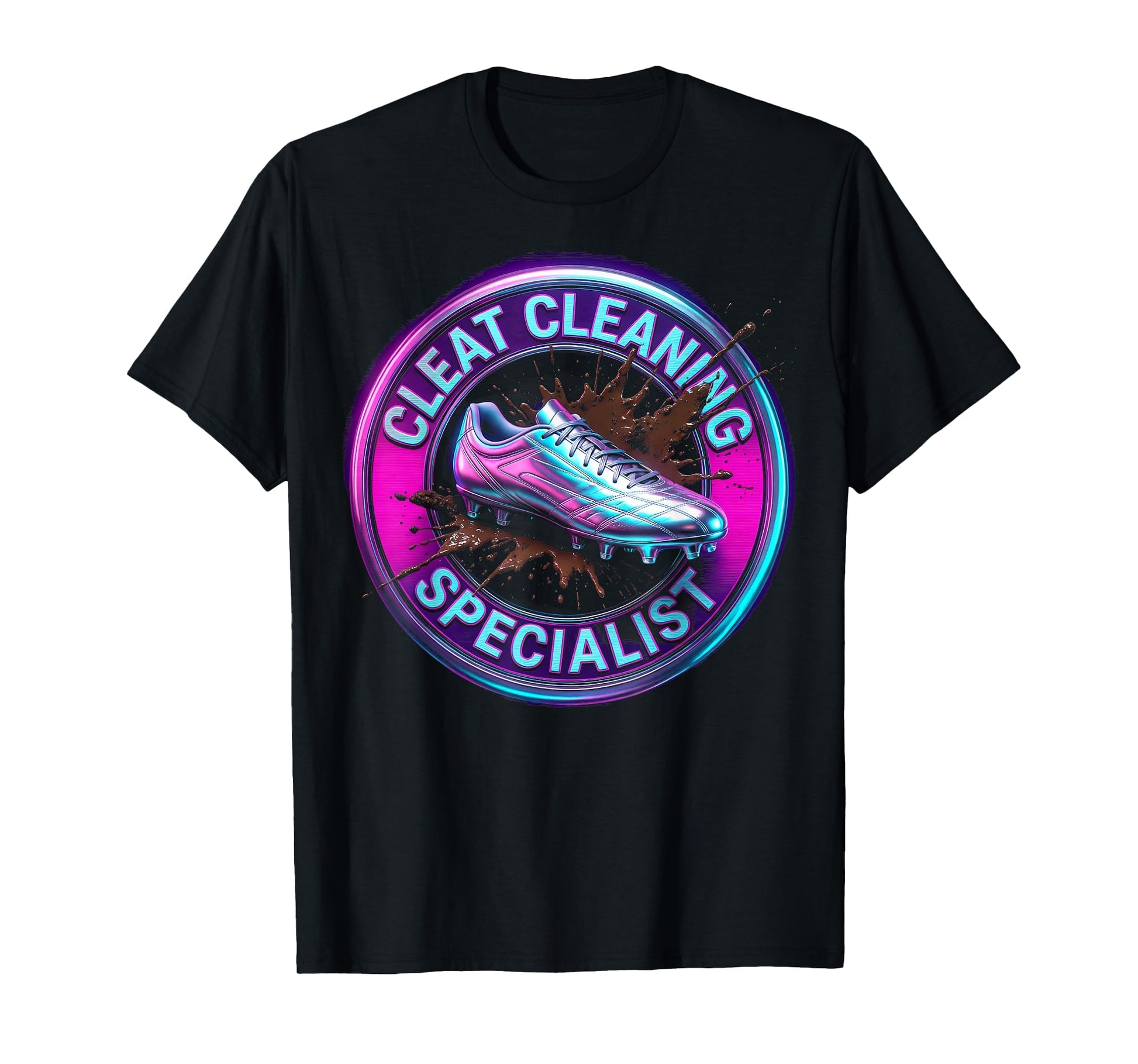 Cleat Cleaning Specialist Soccer Mom T-Shirt - Unique Graphic for Adults - T-Shirt, Sweatshirt, Hoodie