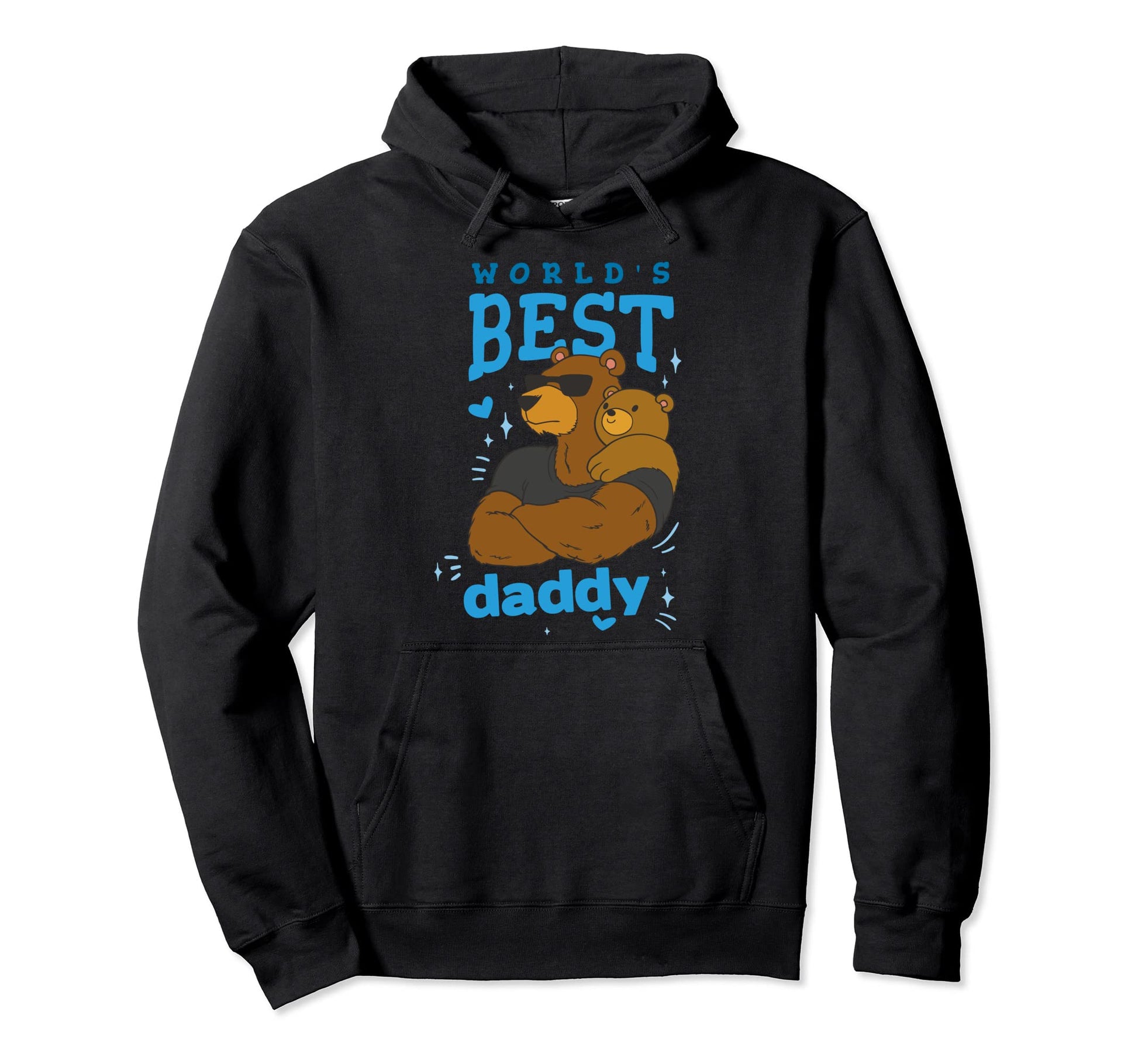 Bester Papa Papa Bear Father Best Fathers Hoodie - Trendy Graphic Unisex - T-Shirt, Sweatshirt, Hoodie