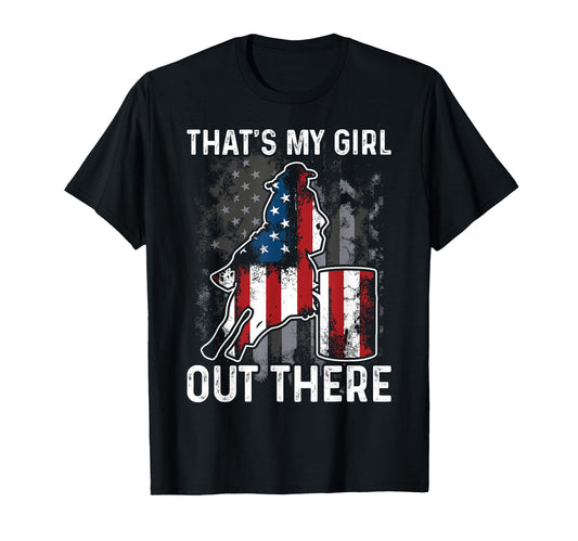 Barrel Racing Dad Thats My Out There T-Shirt - Minimalist Print Men Women - T-Shirt, Sweatshirt, Hoodie