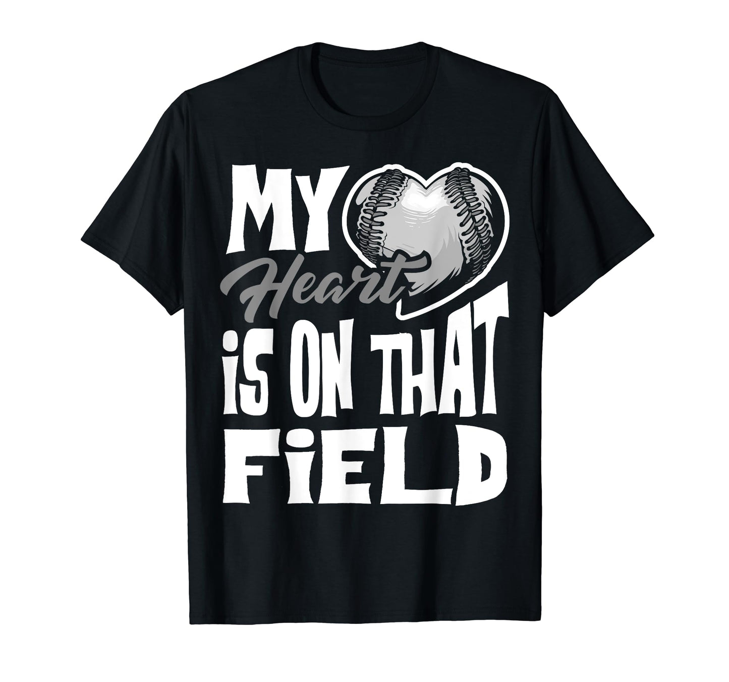 Funny My Heart Is That Field Gift T-Shirt - Casual Everyday Wear Unisex - T-Shirt, Sweatshirt, Hoodie