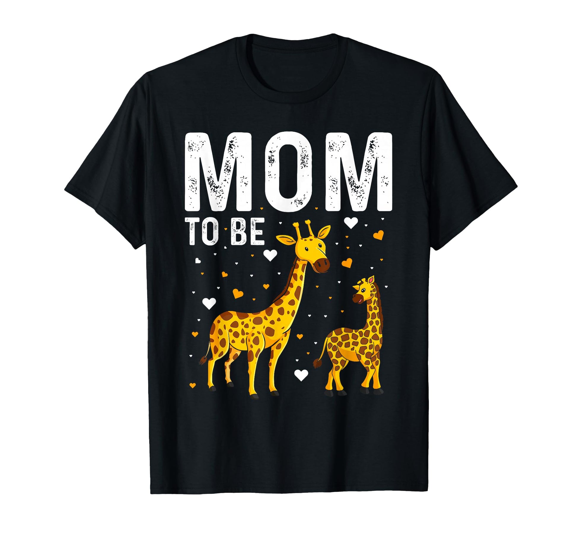Mom To Be Giraffe Shower T-Shirt - Unique Graphic Unisex - T-Shirt, Sweatshirt, Hoodie