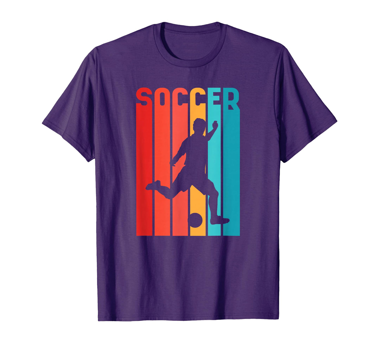 Colourful Soccer Player T-Shirt - Novelty Apparel for Adults - T-Shirt, Sweatshirt, Hoodie