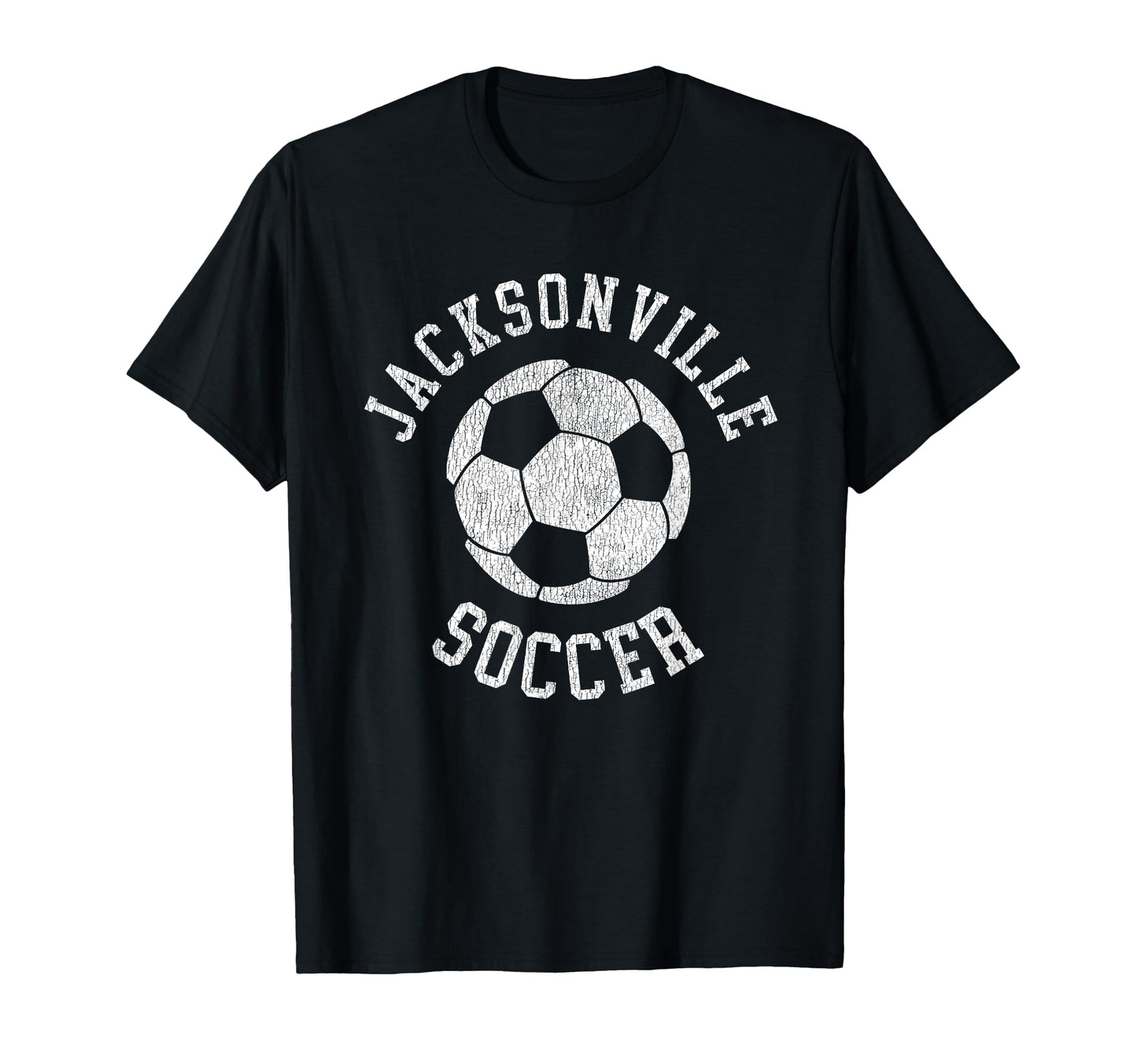 Jacksonville Soccer Distressed 90S T-Shirt - Aesthetic Graphic Men Women - T-Shirt, Sweatshirt, Hoodie