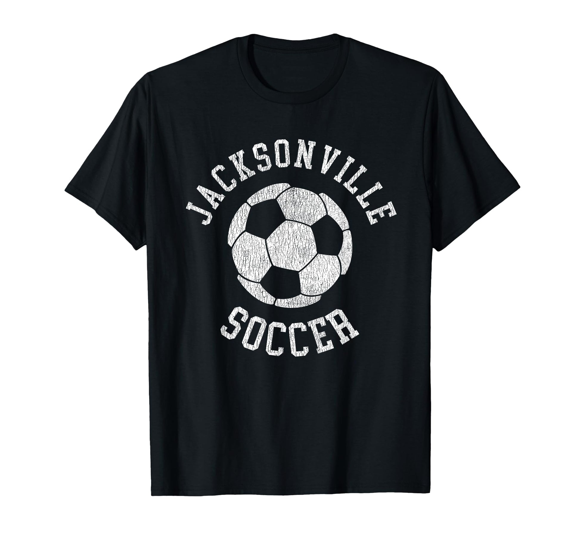 Jacksonville Soccer Distressed 90S T-Shirt - Aesthetic Graphic Men Women - T-Shirt, Sweatshirt, Hoodie