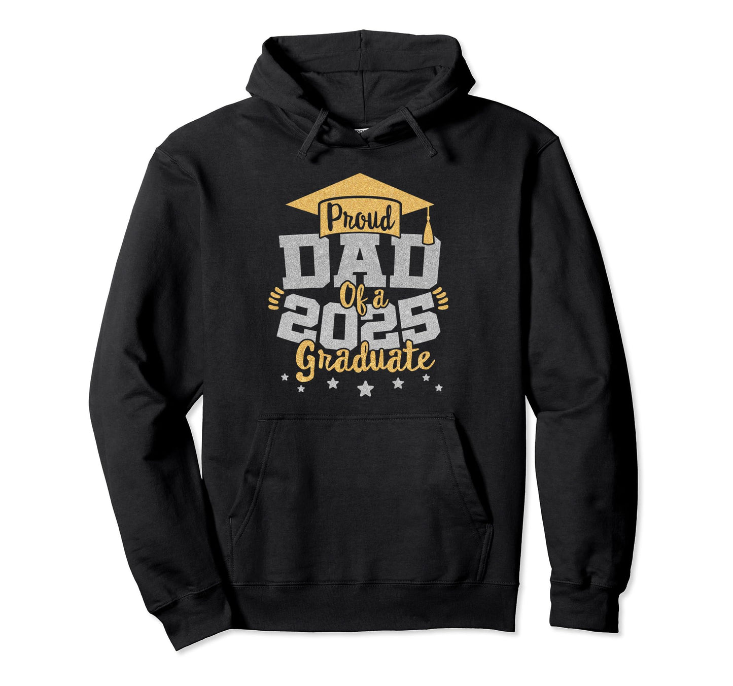 Proud Dad 2025 Graduate Class 25 Senior Hoodie - Custom Art Print Unisex - T-Shirt, Sweatshirt, Hoodie