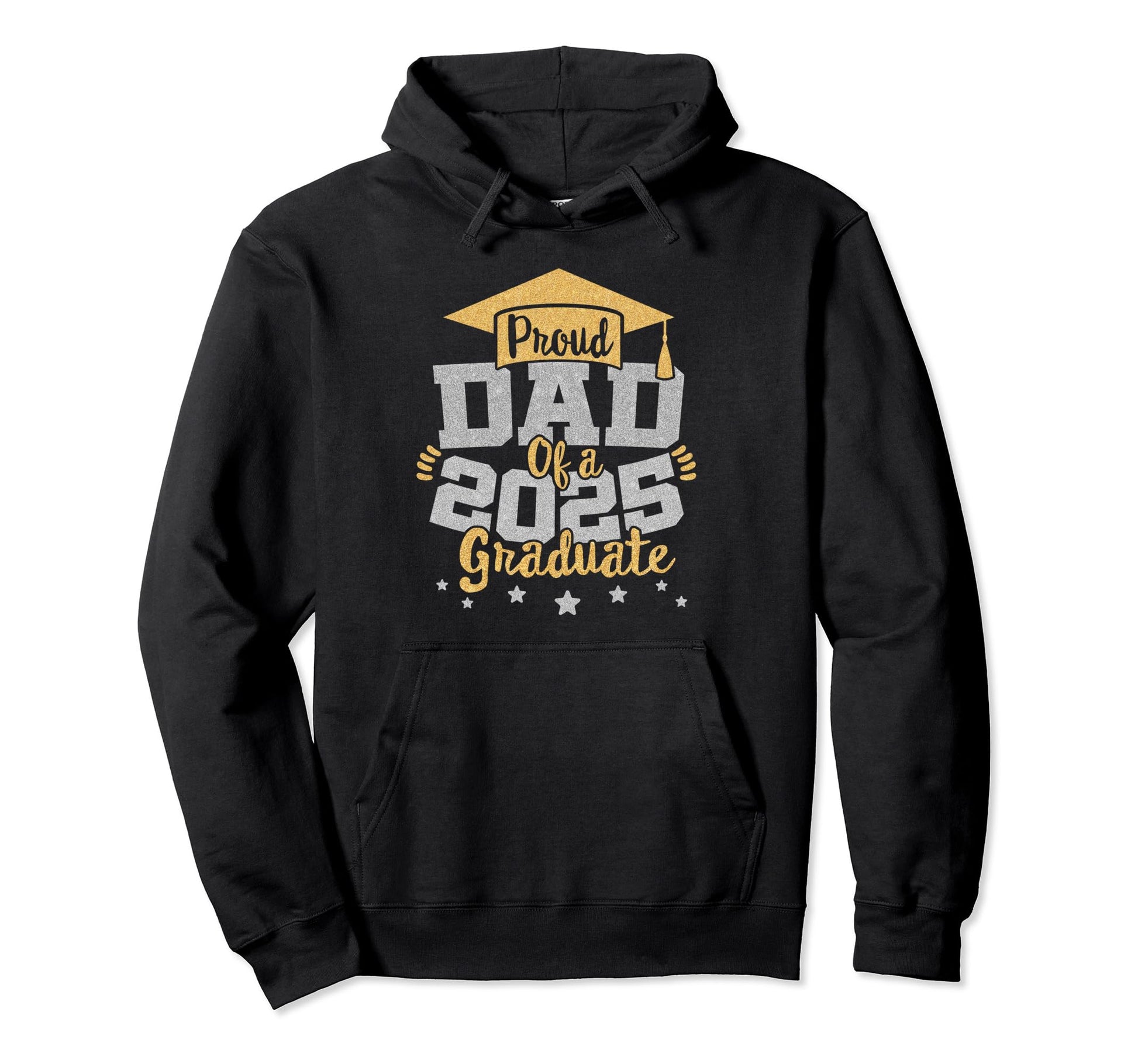 Proud Dad 2025 Graduate Class 25 Senior Hoodie - Custom Art Print Unisex - T-Shirt, Sweatshirt, Hoodie