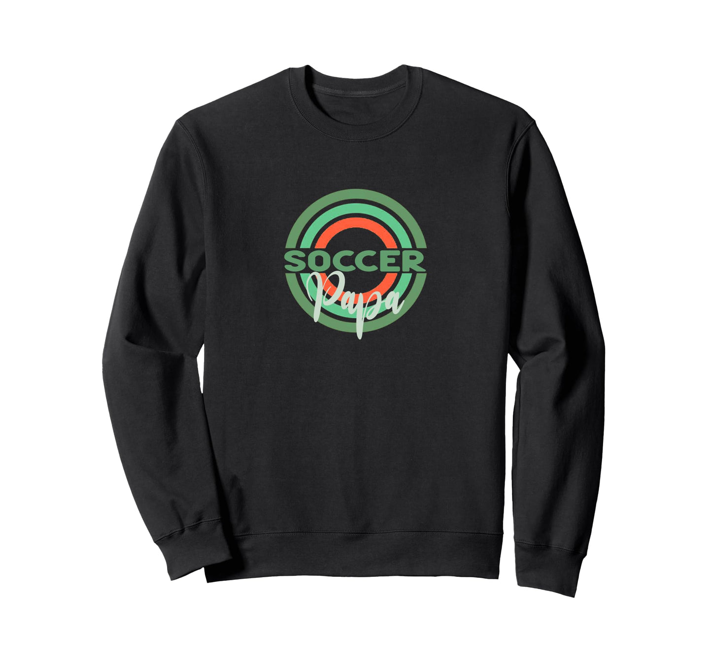Soccer Papa Modern Soccer Circles Sweatshirt - Minimalist Print for Adults - T-Shirt, Sweatshirt, Hoodie