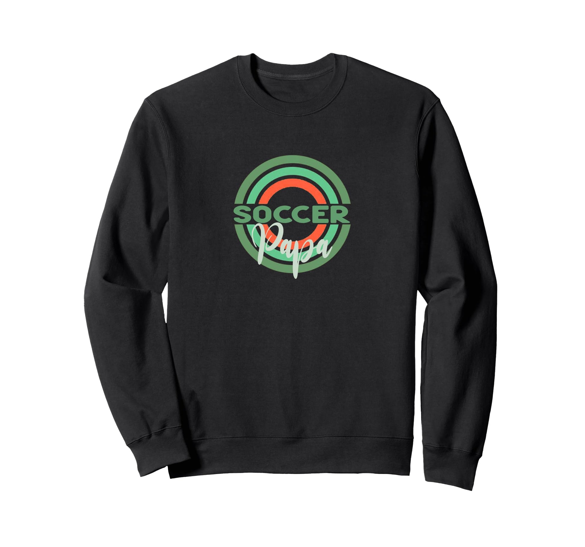 Soccer Papa Modern Soccer Circles Sweatshirt - Minimalist Print for Adults - T-Shirt, Sweatshirt, Hoodie