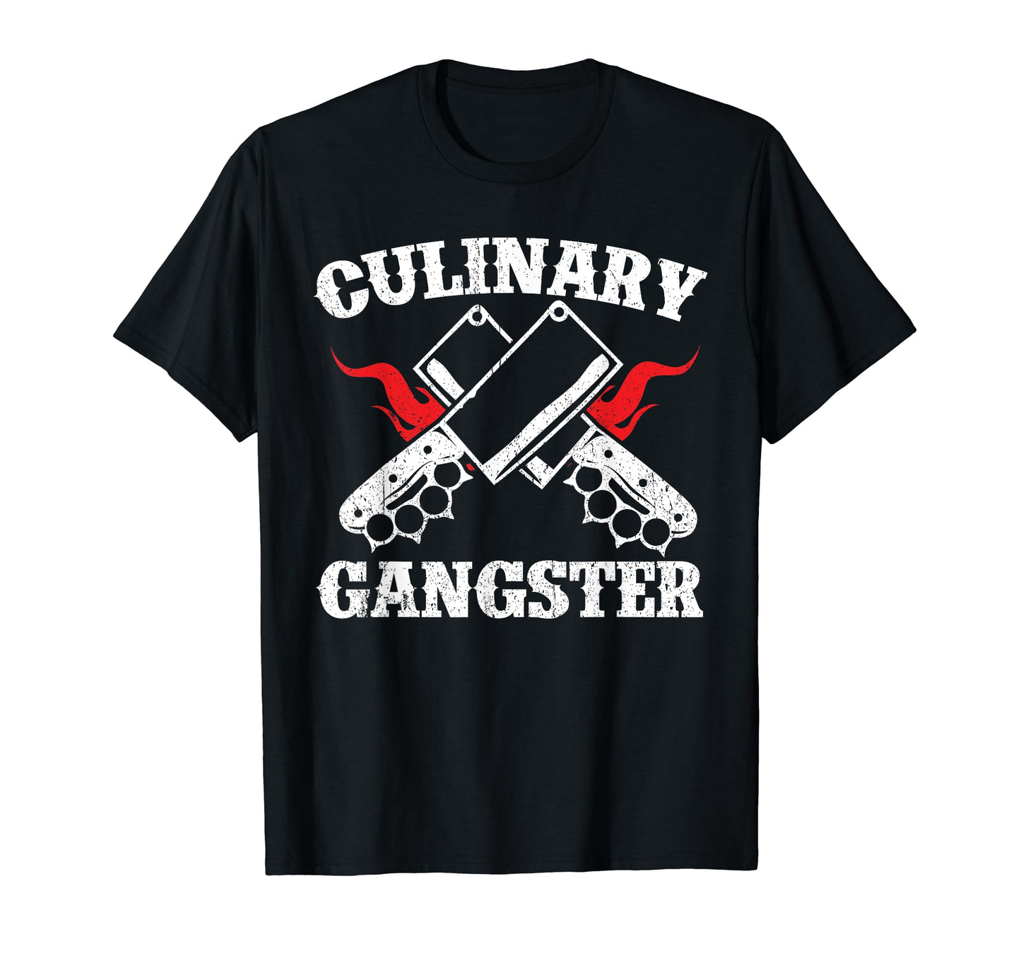 Culinary Gangster Barbecue Bbq Dad T-Shirt - Minimalist Print Unisex - T-Shirt, Sweatshirt, Hoodie