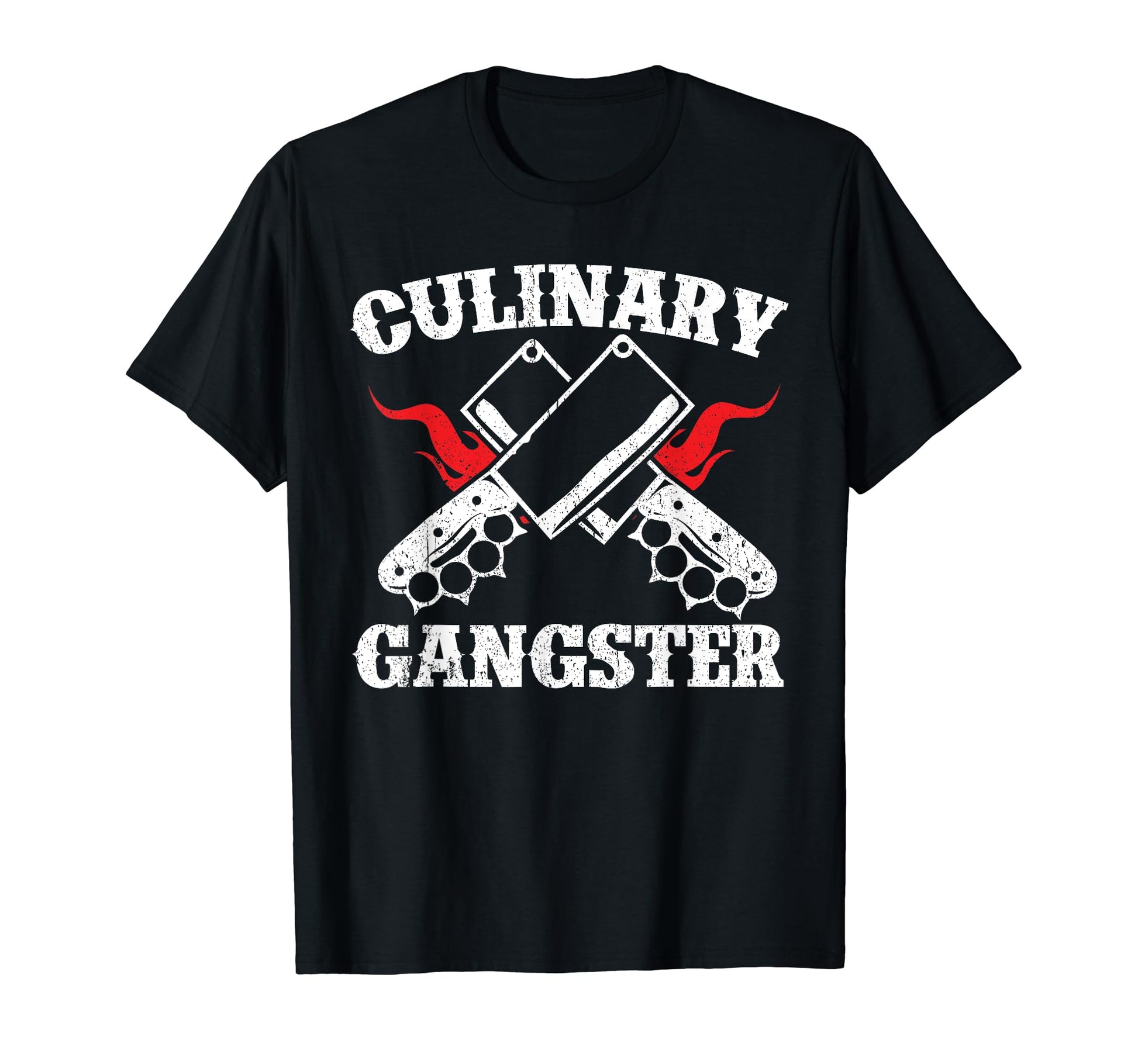 Culinary Gangster Barbecue Bbq Dad T-Shirt - Minimalist Print Unisex - T-Shirt, Sweatshirt, Hoodie