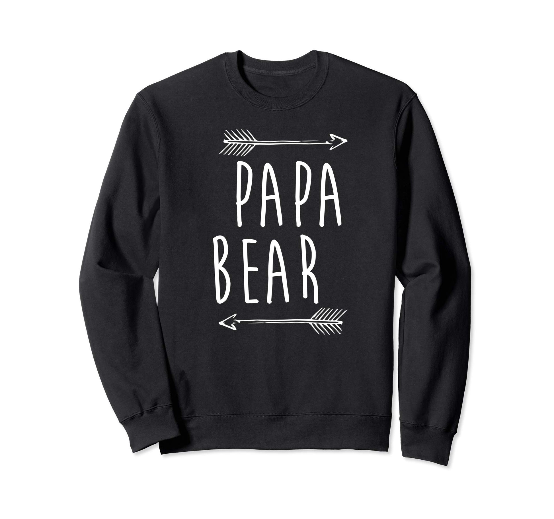 Papa Bear Matching Family Portrait Mama Sweatshirt - Unique Graphic Unisex - T-Shirt, Sweatshirt, Hoodie
