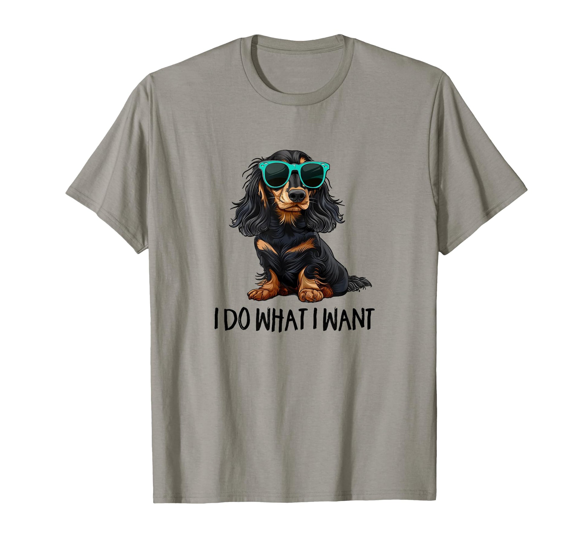 Funny Do What I Want Black Long Haired T-Shirt - Trendy Graphic Men Women - T-Shirt, Sweatshirt, Hoodie