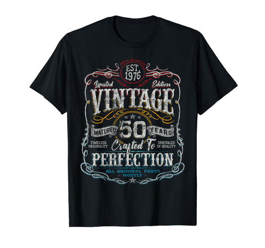 1976 50 Year Old 50Th Birthday T-Shirt - Unique Graphic for Adults - T-Shirt, Sweatshirt, Hoodie