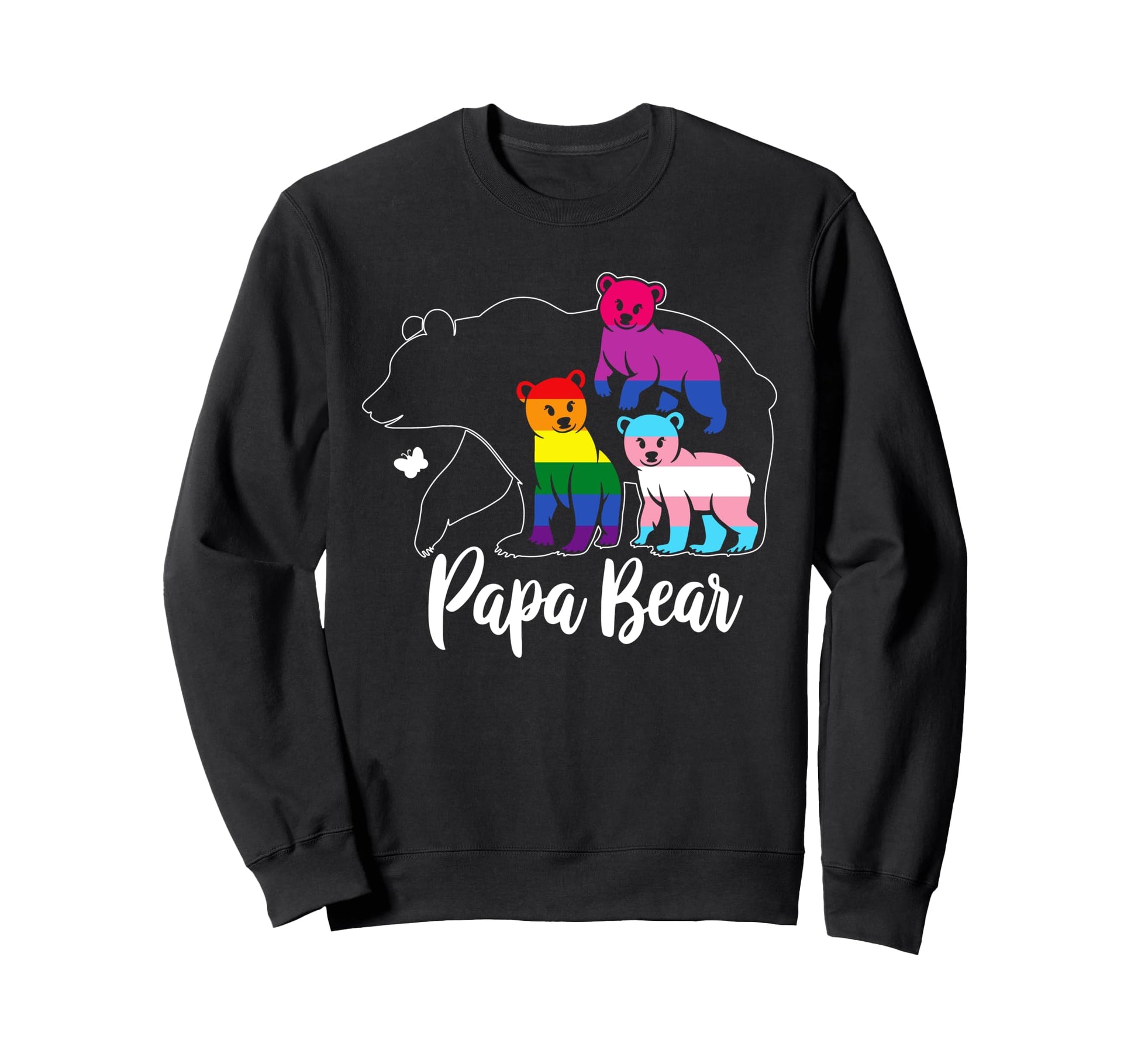 Free Dad Hugs Proud Papa Bear Lgbt Sweatshirt - Unique Graphic Men Women - T-Shirt, Sweatshirt, Hoodie