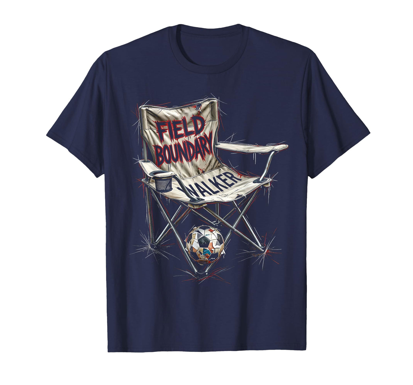 Field Boundary Walker Soccer Mom T-Shirt - Aesthetic Graphic Unisex - T-Shirt, Sweatshirt, Hoodie
