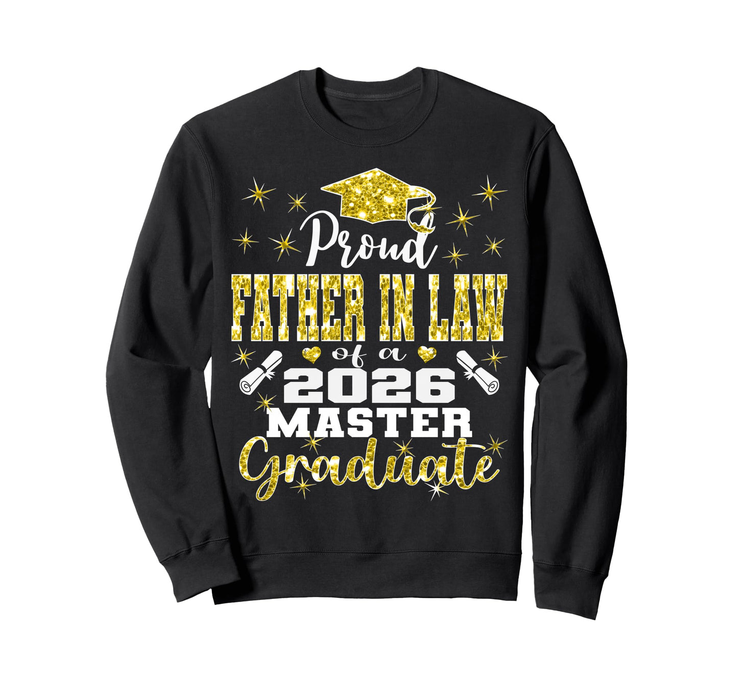 Proud Father Law 2026 Class Master Sweatshirt - Minimalist Print Unisex - T-Shirt, Sweatshirt, Hoodie