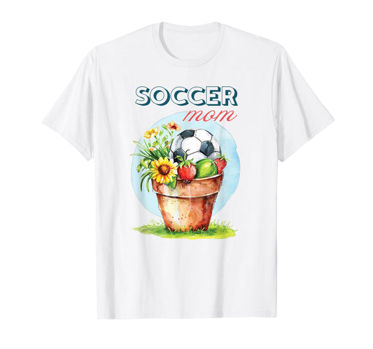 Awesome Soccer Mom Gift Sports Lovers T-Shirt - Aesthetic Graphic Men Women - T-Shirt, Sweatshirt, Hoodie