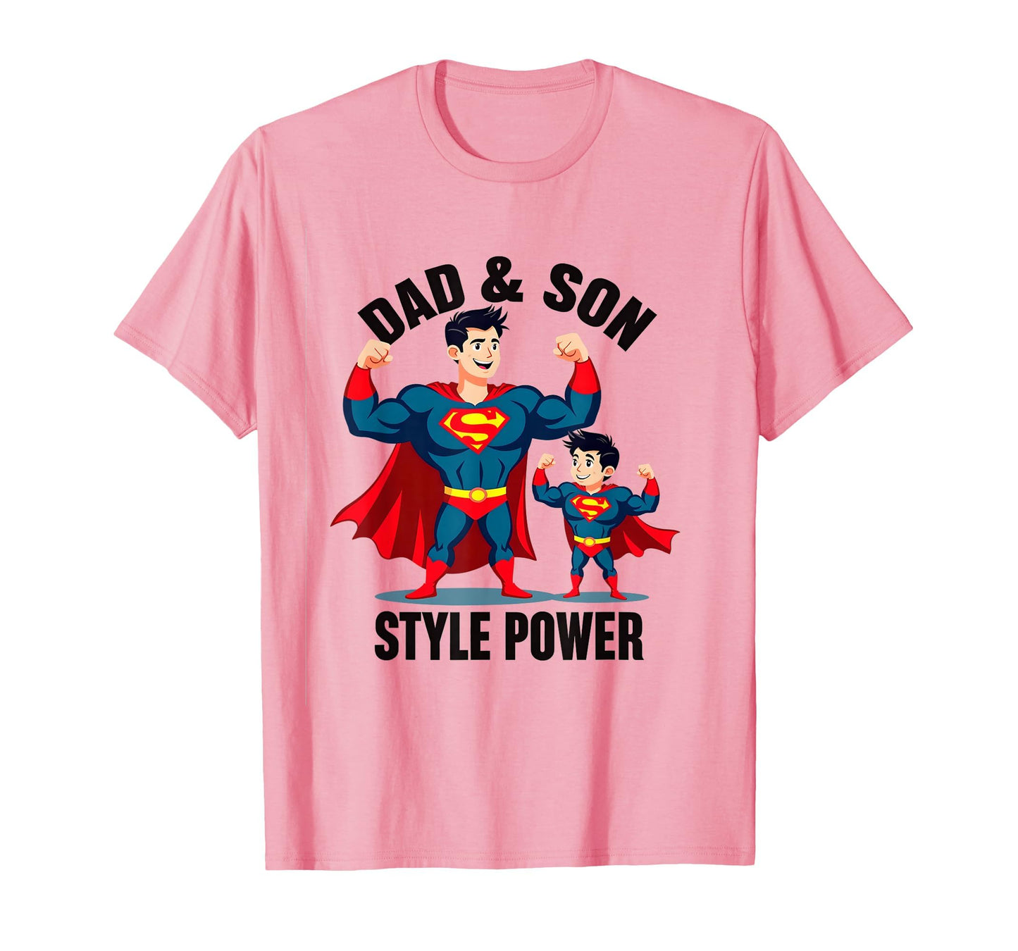 Dad Son Power Matching T-Shirt - Trendy Graphic for Adults - T-Shirt, Sweatshirt, Hoodie