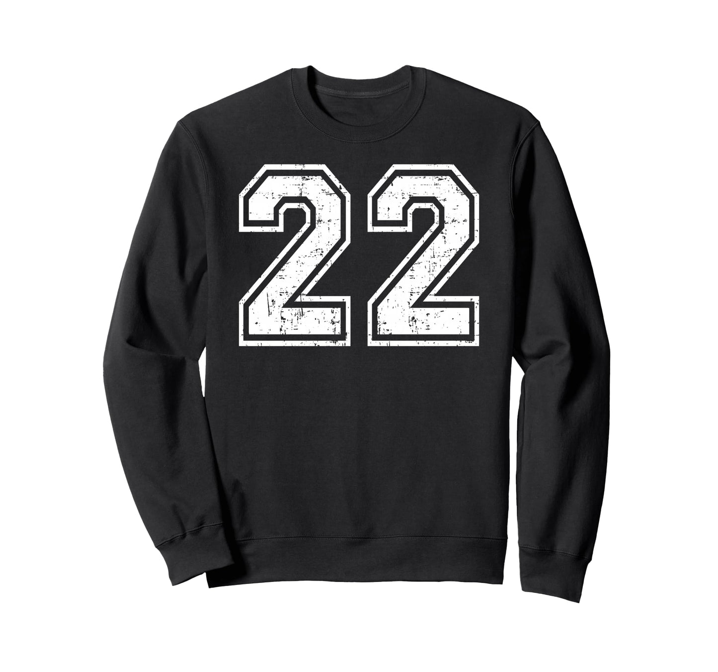 22 Number Twenty Two Team Sports Sweatshirt - Trendy Graphic Men Women - T-Shirt, Sweatshirt, Hoodie