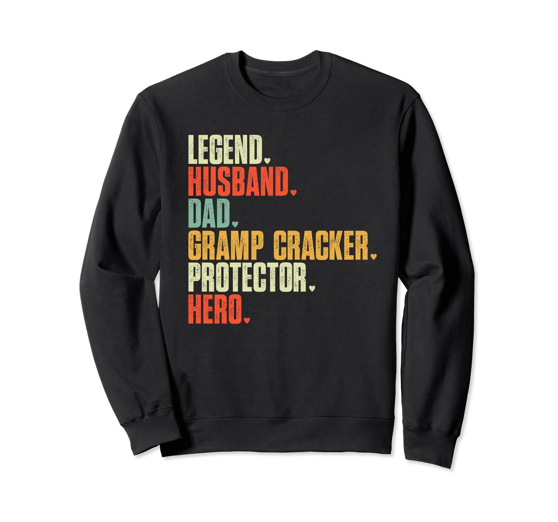 Fathers Day Legend Husband Dad Sweatshirt - Minimalist Print Men Women - T-Shirt, Sweatshirt, Hoodie