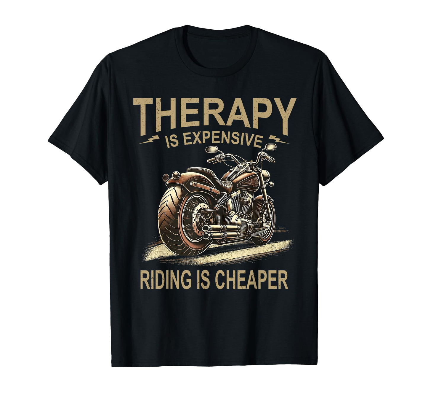 Lover Rider Therapy Motorcycle T-Shirt - Aesthetic Graphic for Adults - T-Shirt, Sweatshirt, Hoodie