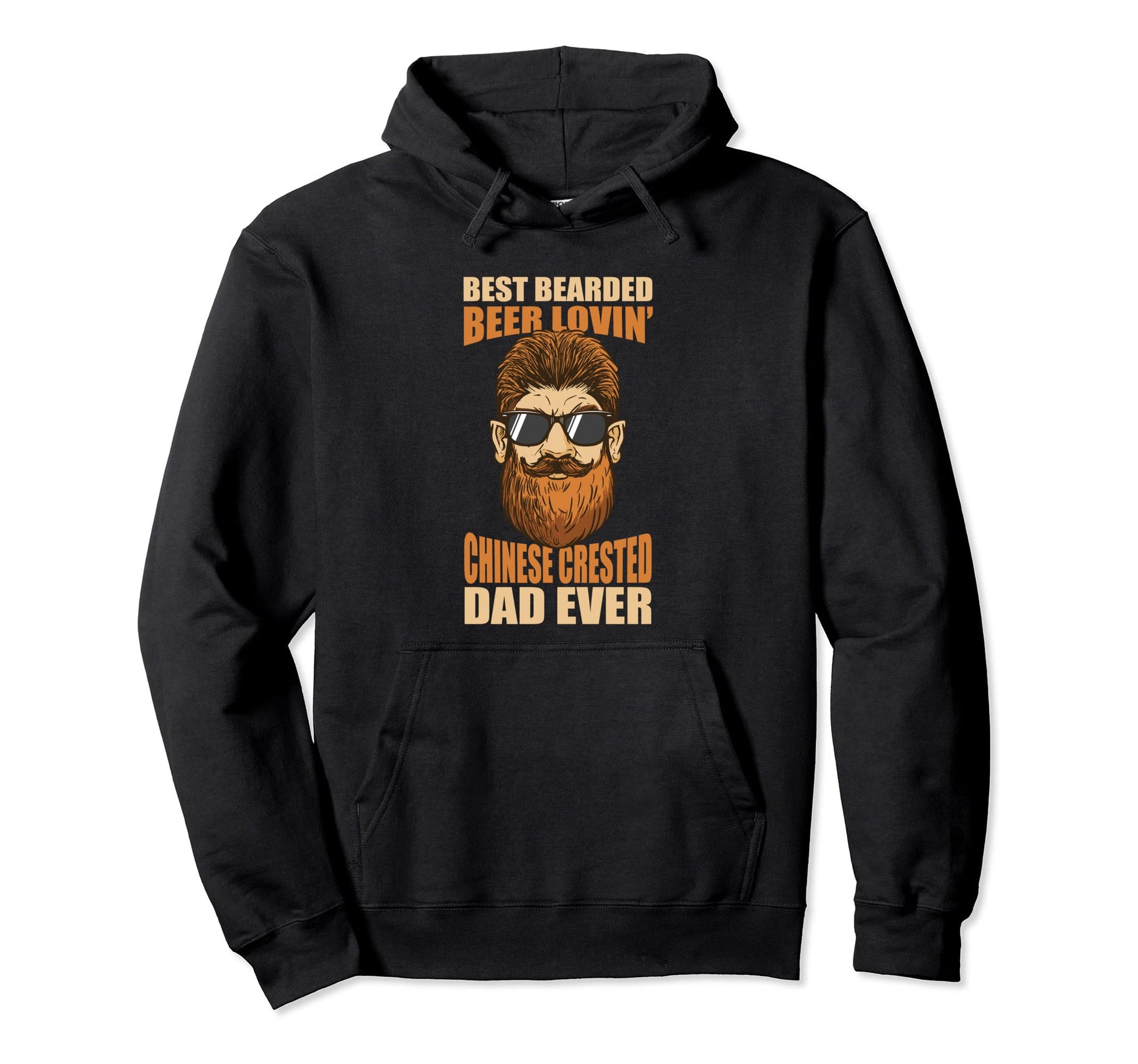 Best Bearded Beer Lovin Chinese Hoodie - Aesthetic Graphic for Adults - T-Shirt, Sweatshirt, Hoodie