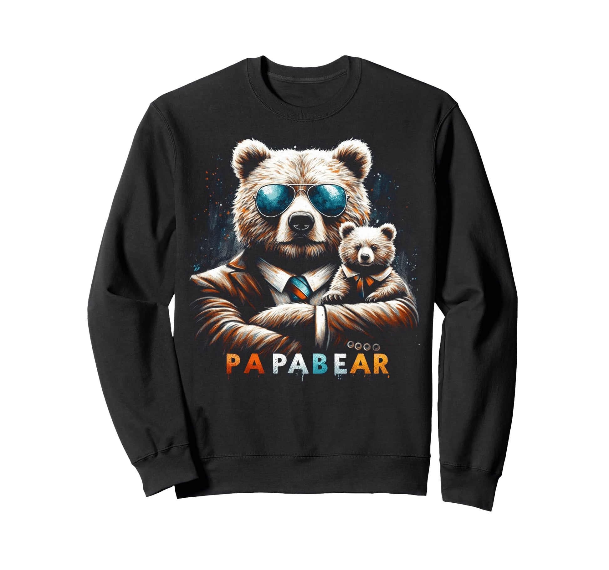 Papa Bear Funny Bears Animal Lover Sweatshirt - Trendy Graphic for Adults - T-Shirt, Sweatshirt, Hoodie
