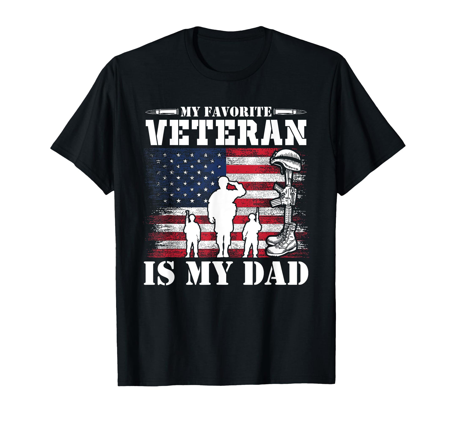 Patriot Fathers Day Daddy My Favorite T-Shirt - Graphic Print for Adults - T-Shirt, Sweatshirt, Hoodie