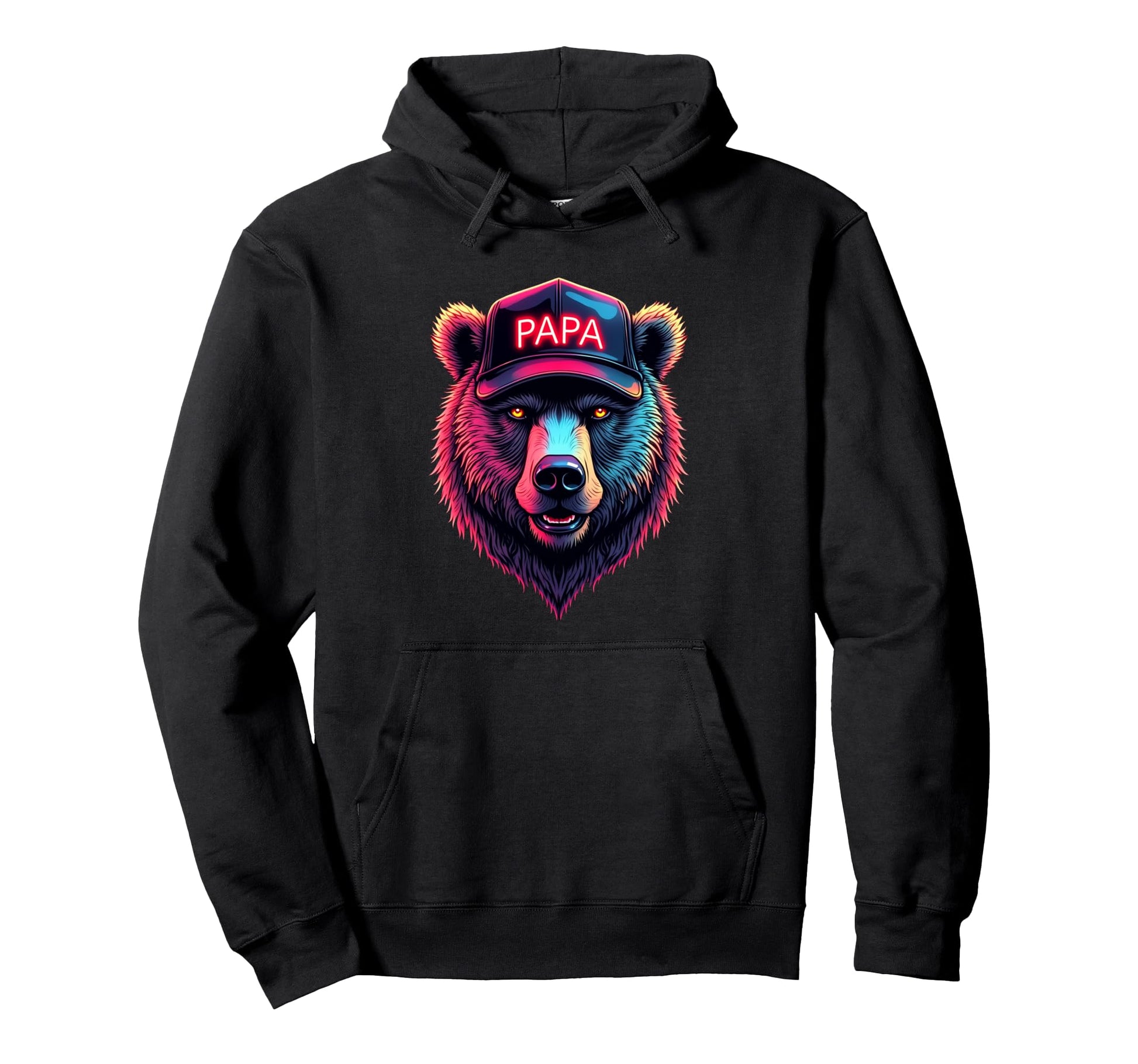I Love Papa Bear Fun Gay Pride Rainbow Hoodie - Graphic Print Men Women - T-Shirt, Sweatshirt, Hoodie