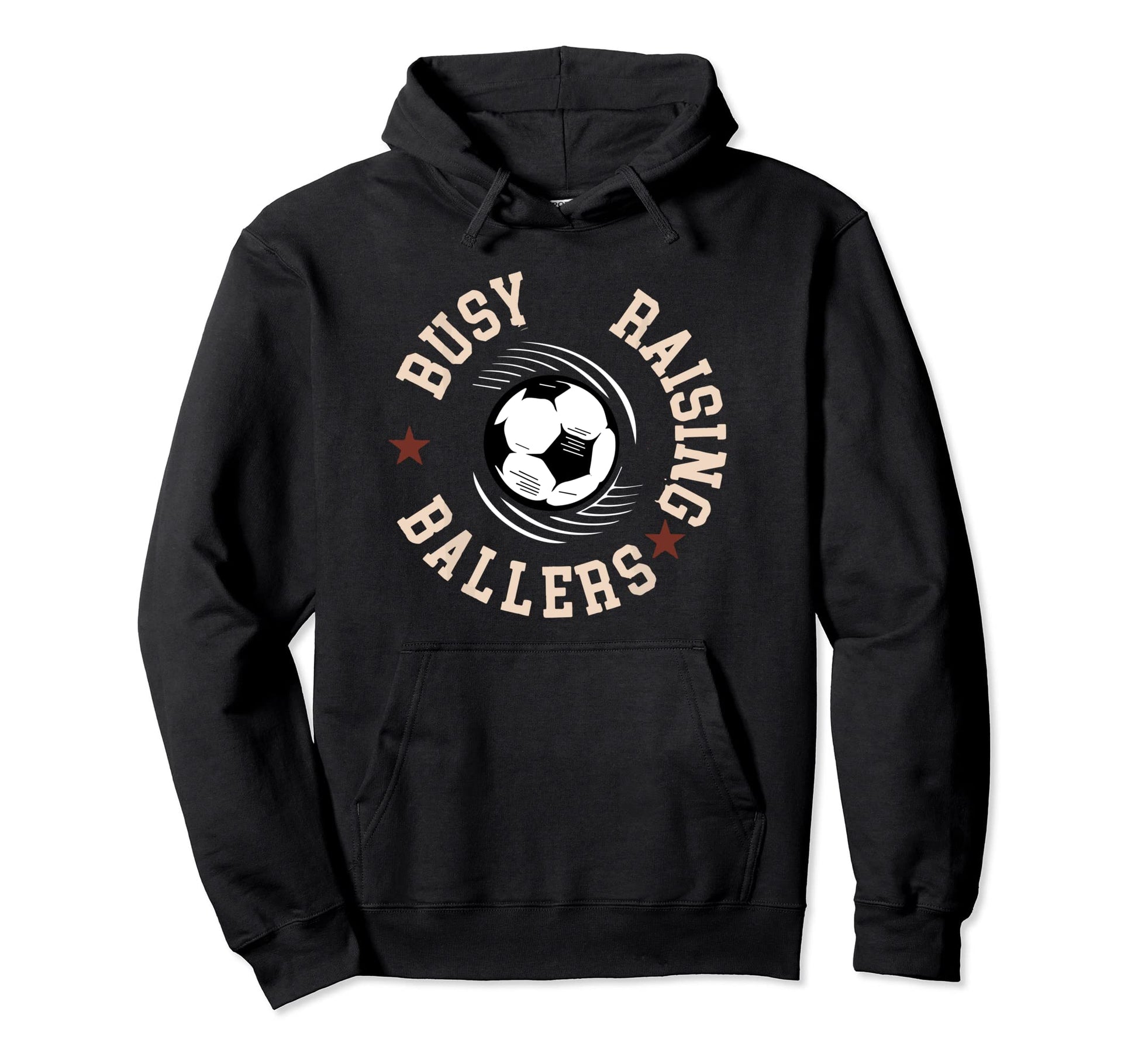 Busy Raising Ballers Soccer Mom Soccer Hoodie - Trendy Graphic for Adults - T-Shirt, Sweatshirt, Hoodie
