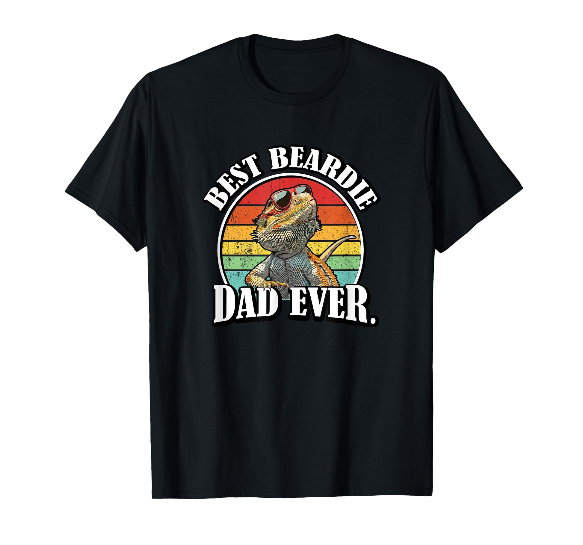 Tiny Dinosaur Lover Bearded Dragon Dad T-Shirt - Graphic Print for Adults - T-Shirt, Sweatshirt, Hoodie