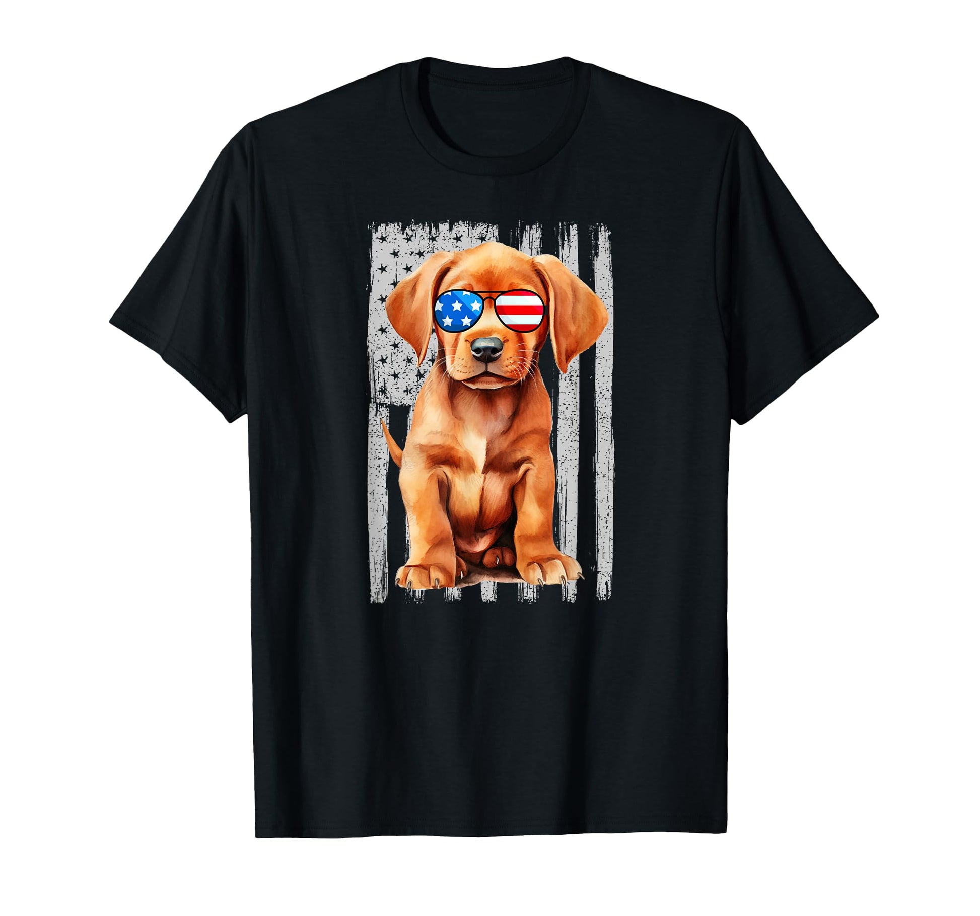 Fox Red Lab Mom Dad Flag Labrador T-Shirt - Minimalist Print Men Women - T-Shirt, Sweatshirt, Hoodie