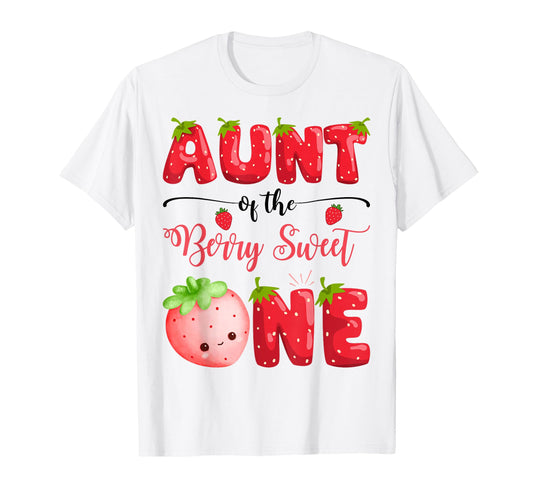 Aunt Berry Sweet One Birthday T-Shirt - Fun Novelty Design for Adults - T-Shirt, Sweatshirt, Hoodie