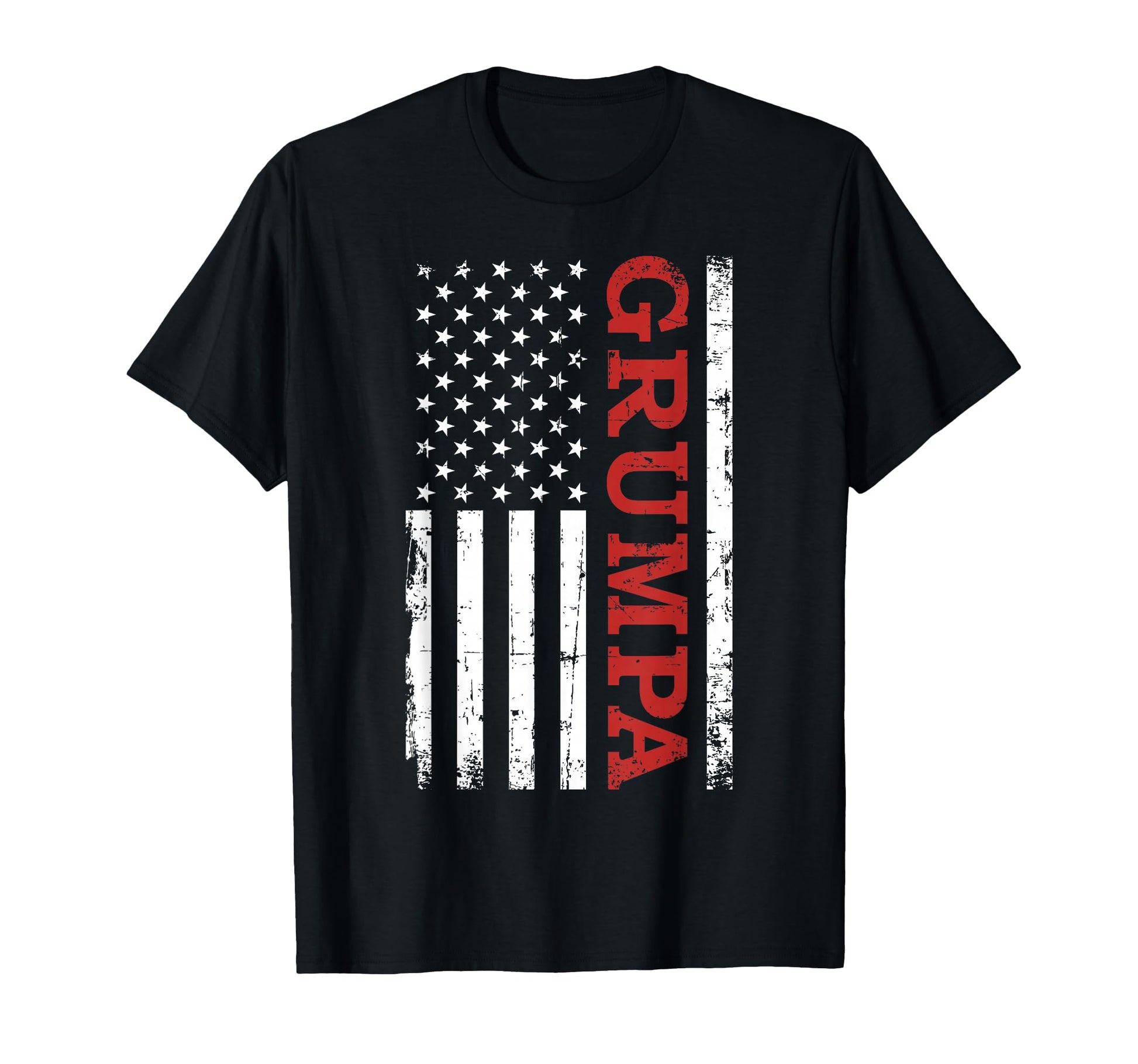 Grumpa Us American Flag Grandpa T-Shirt - Aesthetic Graphic Men Women - T-Shirt, Sweatshirt, Hoodie