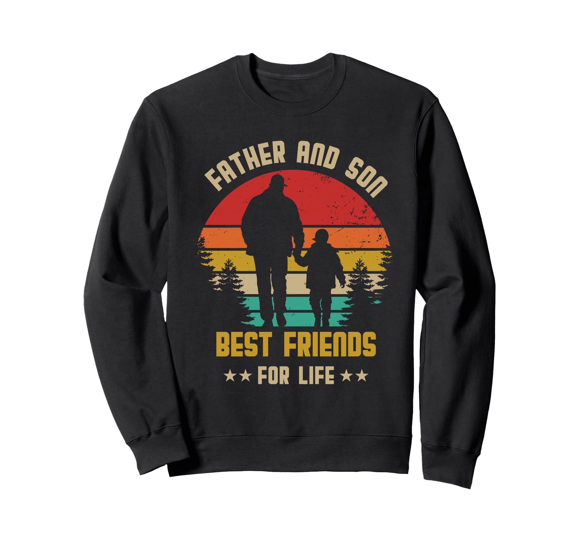Fathers Day Son Holding Dad Sweatshirt - Fun Novelty Design for Adults - T-Shirt, Sweatshirt, Hoodie