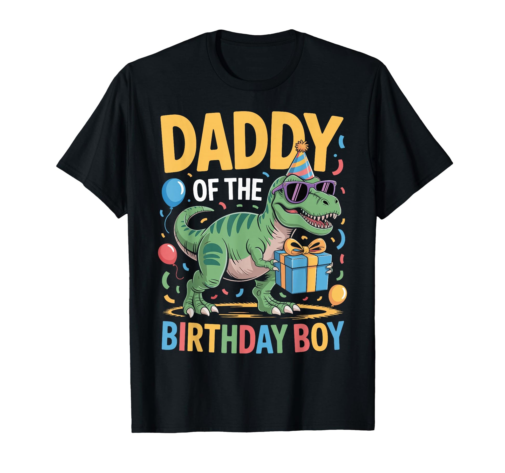 Daddy Birthday Party Outfit Dinosaur T-Shirt - Aesthetic Graphic Men Women - T-Shirt, Sweatshirt, Hoodie