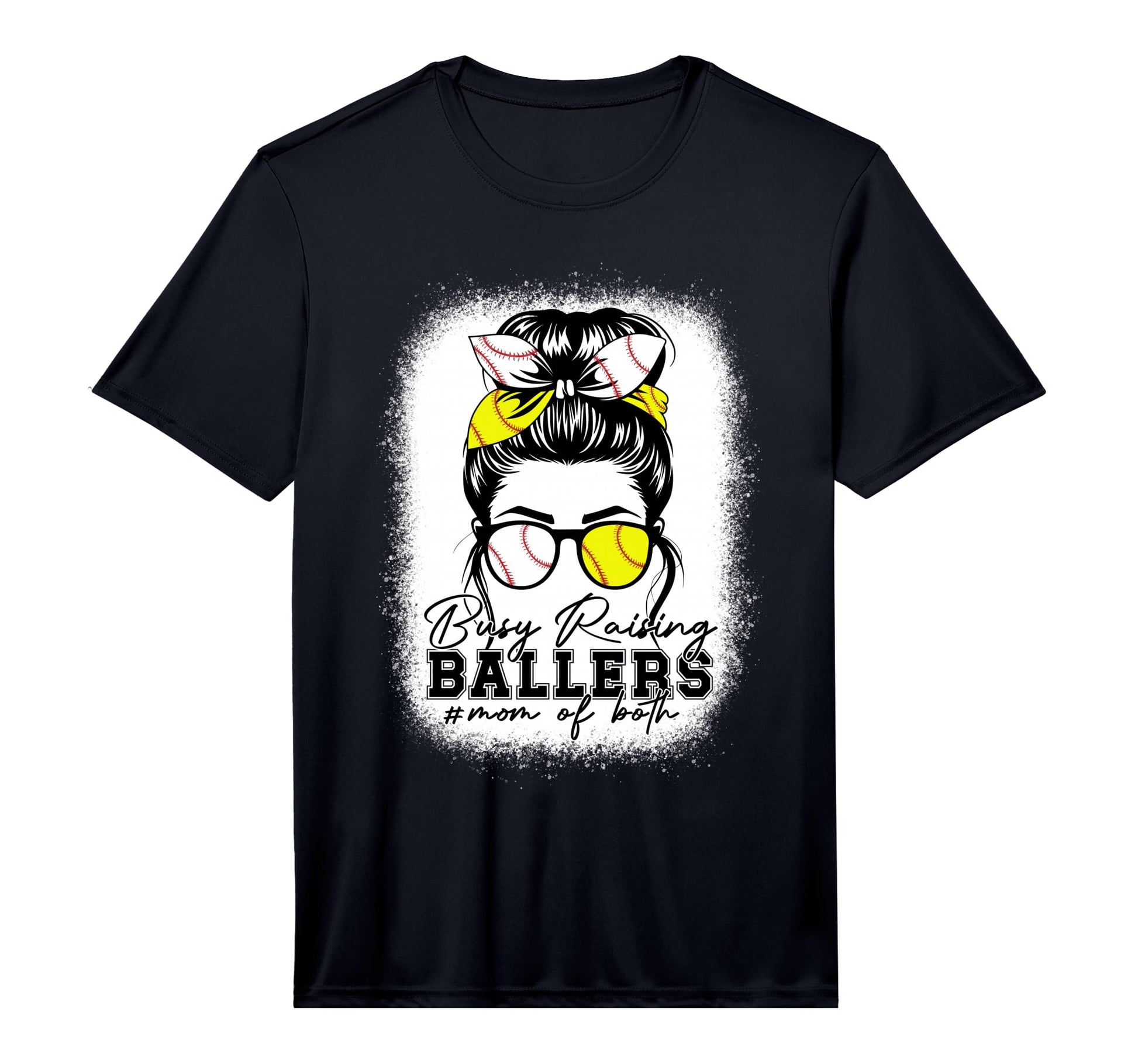 Busy Raising Ballers Baseball Softball T-Shirt - Fun Novelty Design Unisex - T-Shirt, Sweatshirt, Hoodie