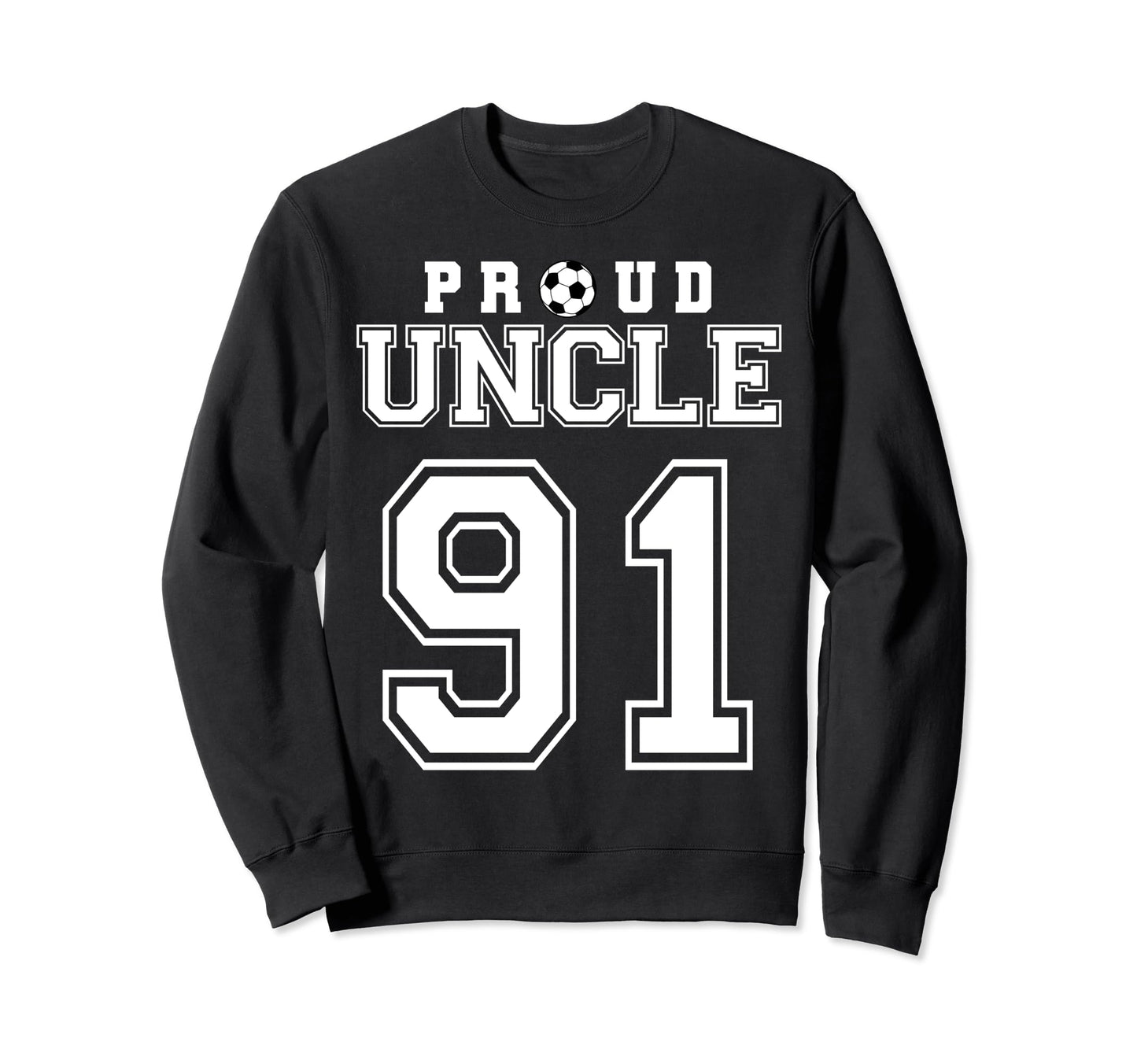 Number 91 Custom Proud Soccer Sweatshirt - Aesthetic Graphic for Adults - T-Shirt, Sweatshirt, Hoodie